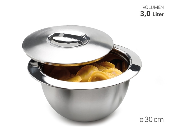 Weis Thermoschüssel mit Deckel Ø 30 cm, 3 L