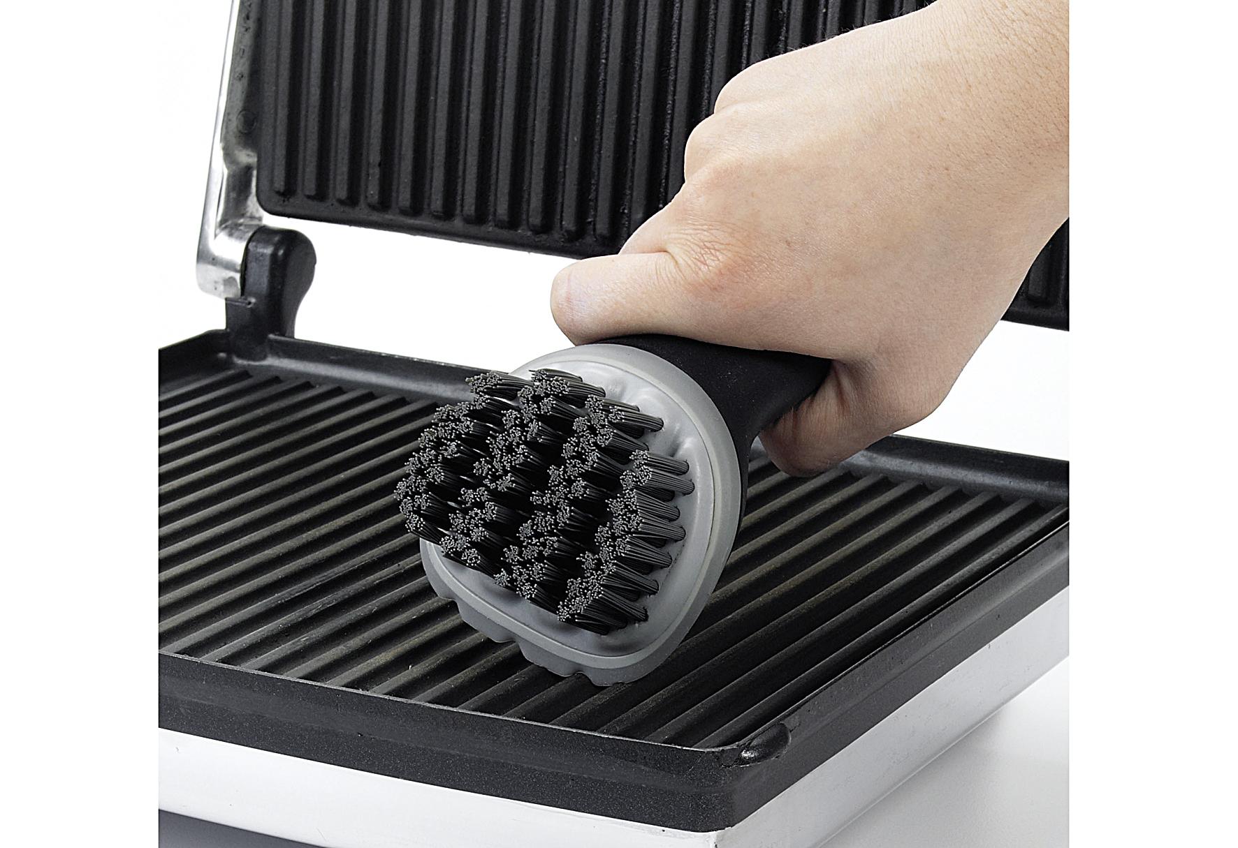 OXO Bürste für Elektrogrill / Sandwichtoaster "Good Grips" Ø 7.6 cm schwarz / grau