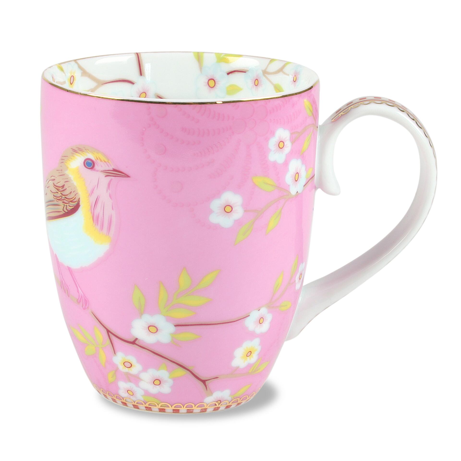 PiP Porzellan Kaffeetasse Early Bird Pink