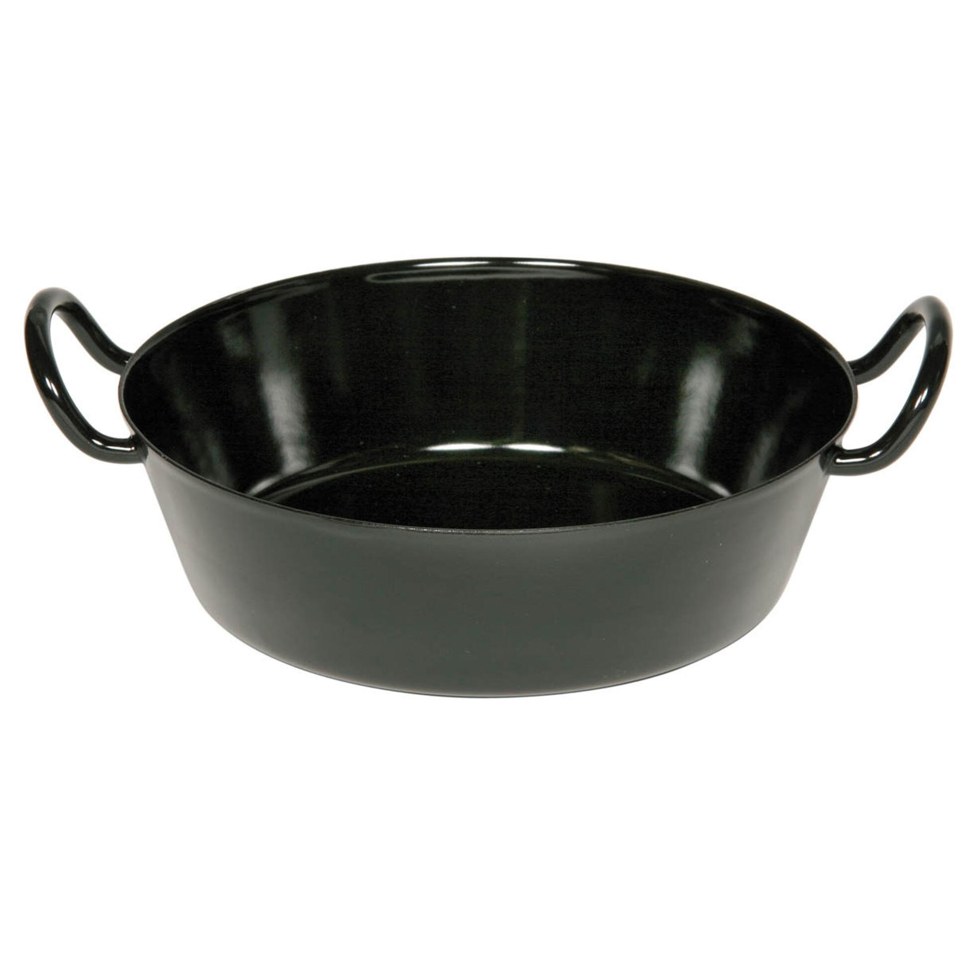 Riess Schnitzelpfanne aus Emaille 34 cm