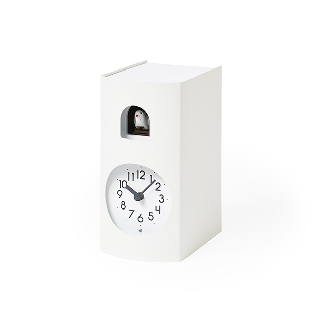 Lemnos Wanduhr Bockoo white Lemnos Wanduhr Bockoo white