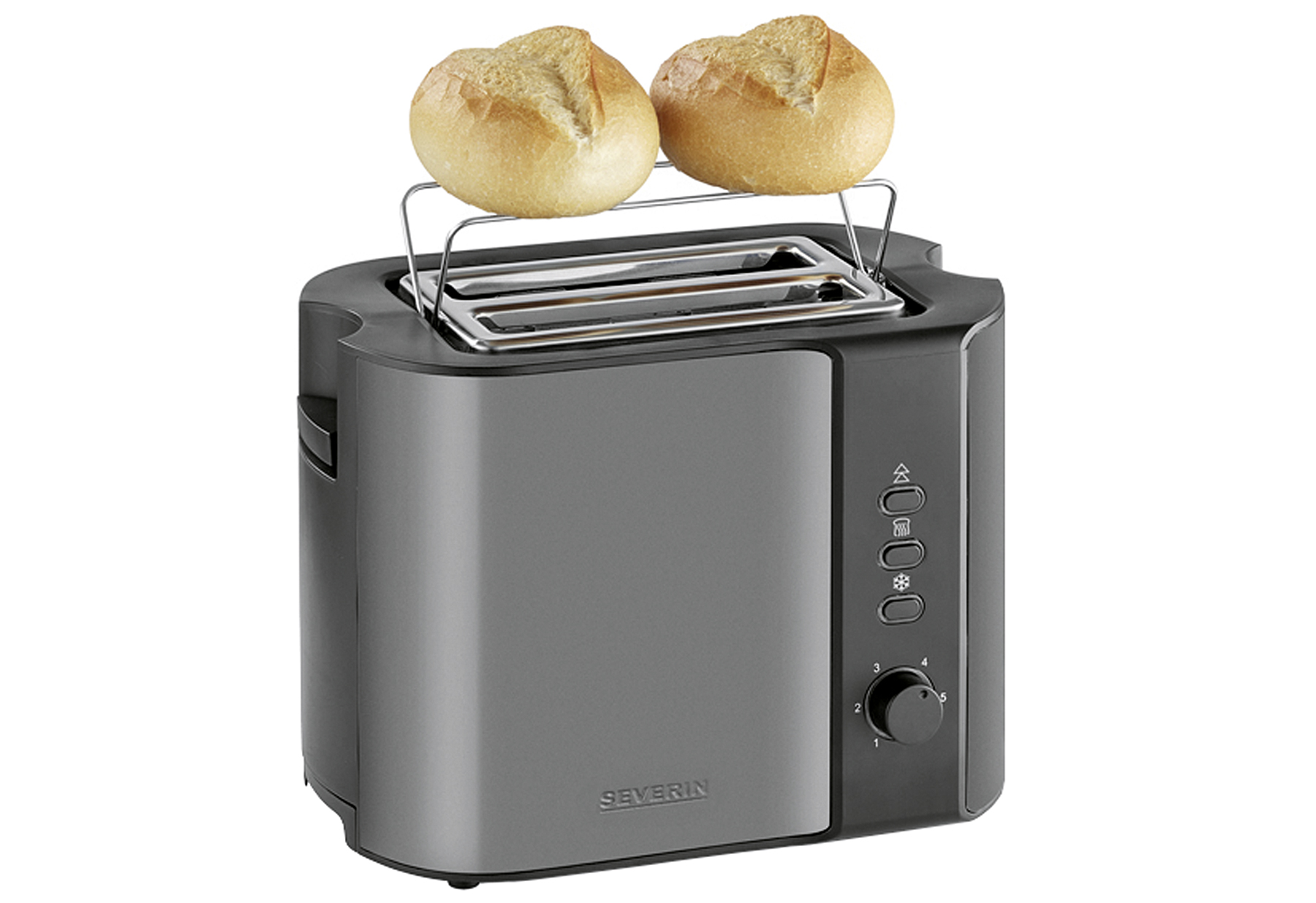 SEVERIN Toaster AT9541 2-Scheiben 800W anthrazit/schwarz