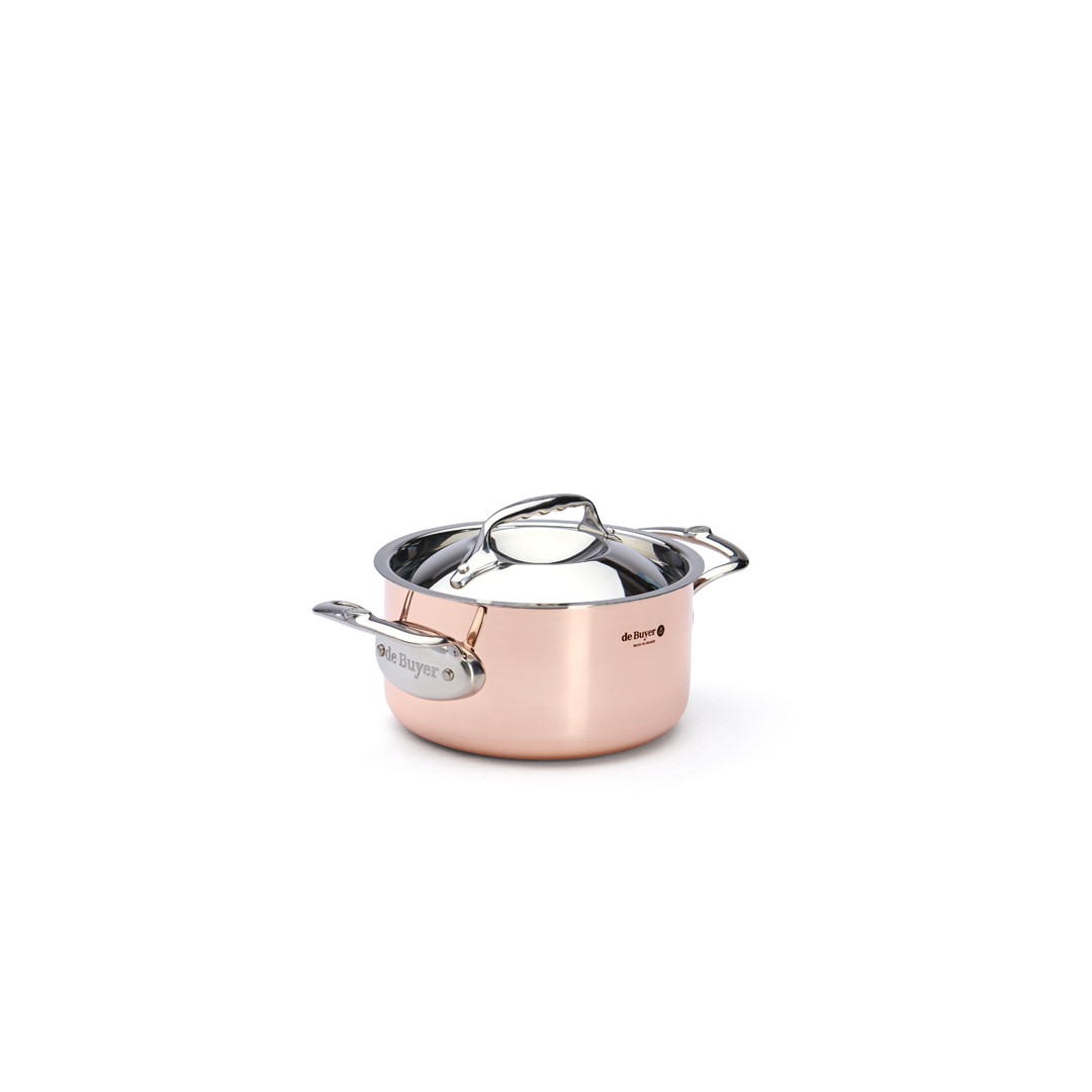 De Buyer KOCHTOPF MIT DECKEL INOCUIVRE Ø16CM