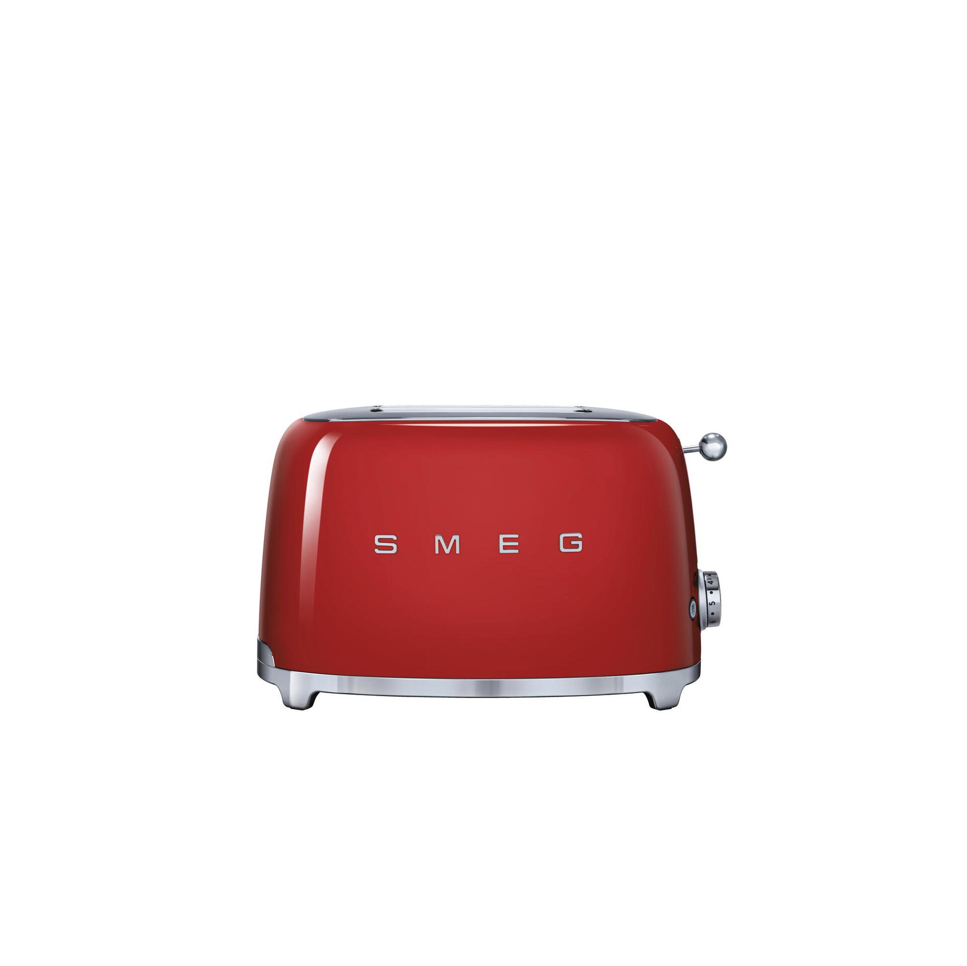 Smeg Retro 2-Scheiben-Toaster Rot Smeg Retro 2-Scheiben-Toaster Rot