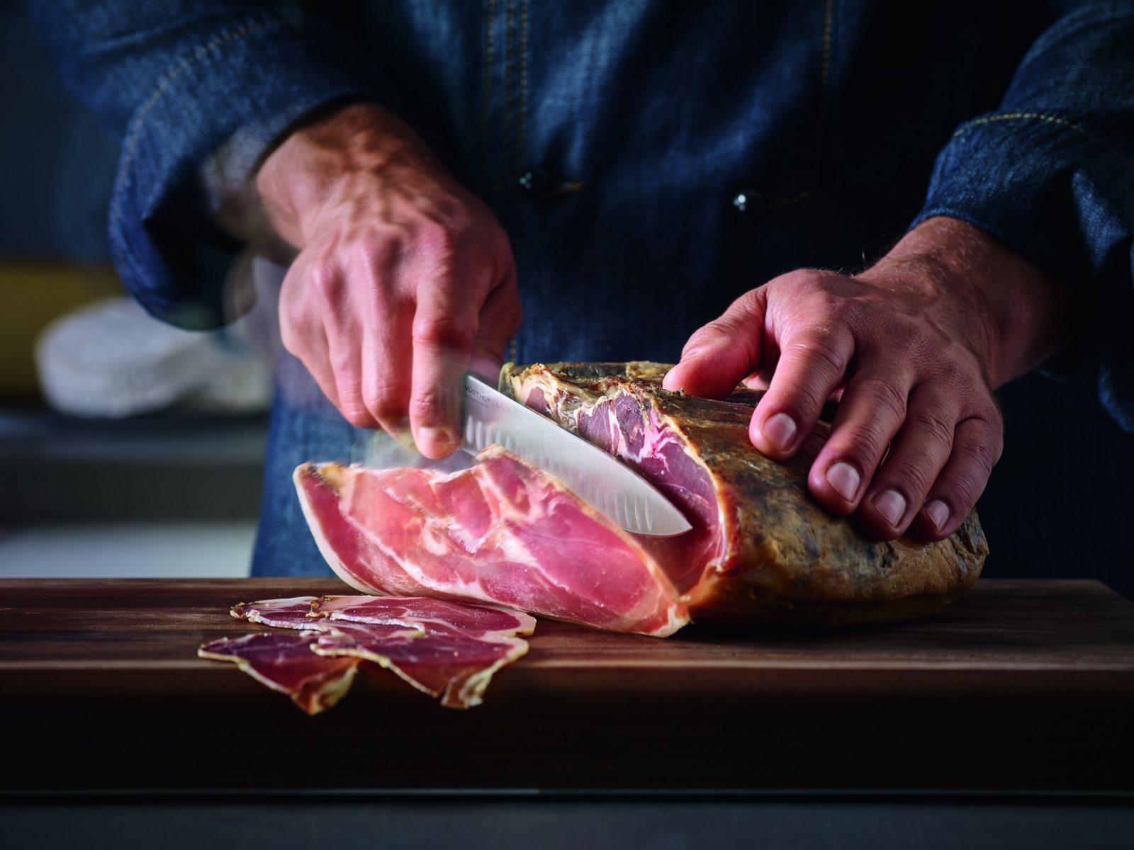 Wüsthof Classic Santoku mit Kullenschliff 14 cm