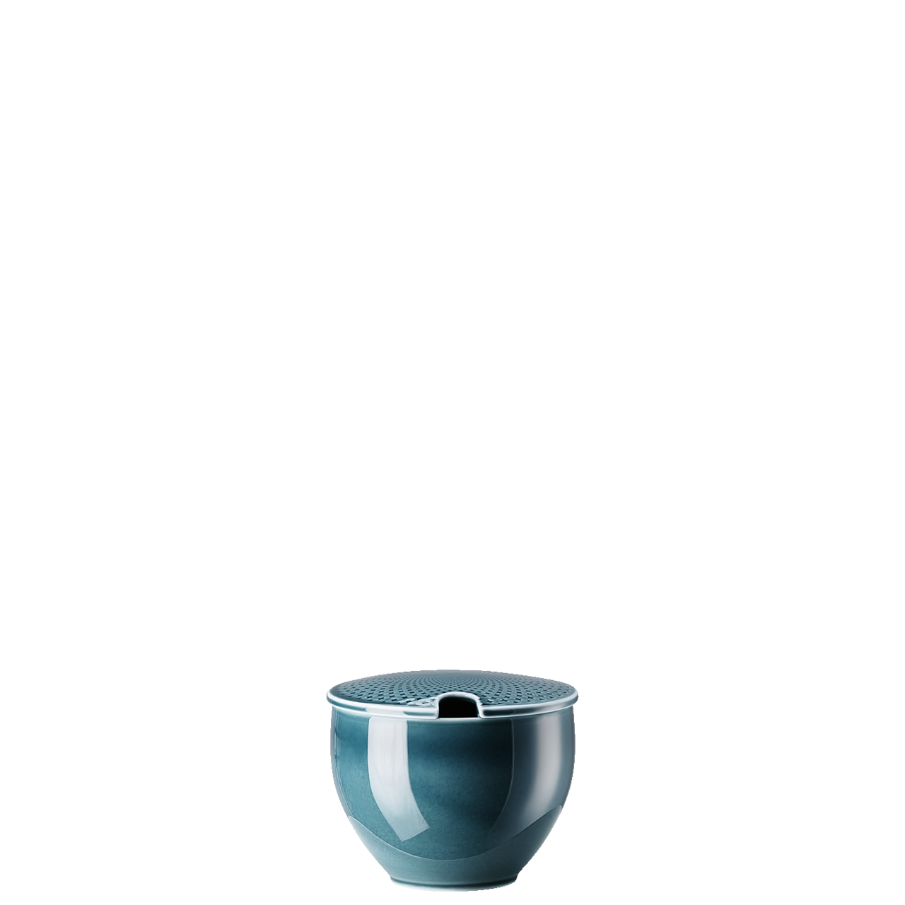 Rosenthal Junto Zuckerdose mit Einschnitt Ocean Blue