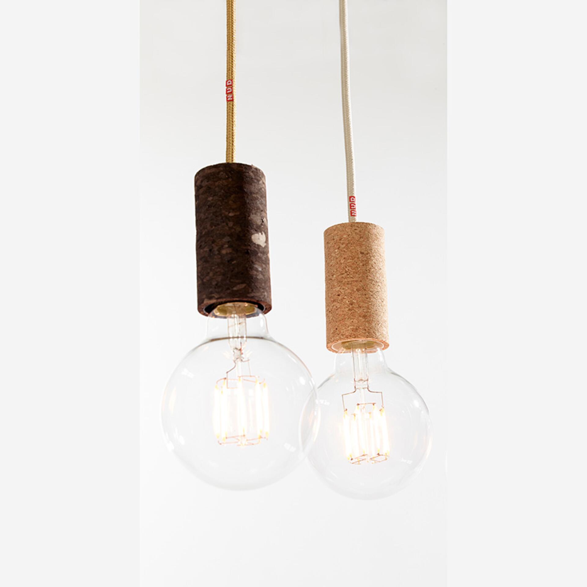 Nud Lampenfassung Kork Beige Nud Lampenfassung Kork Beige