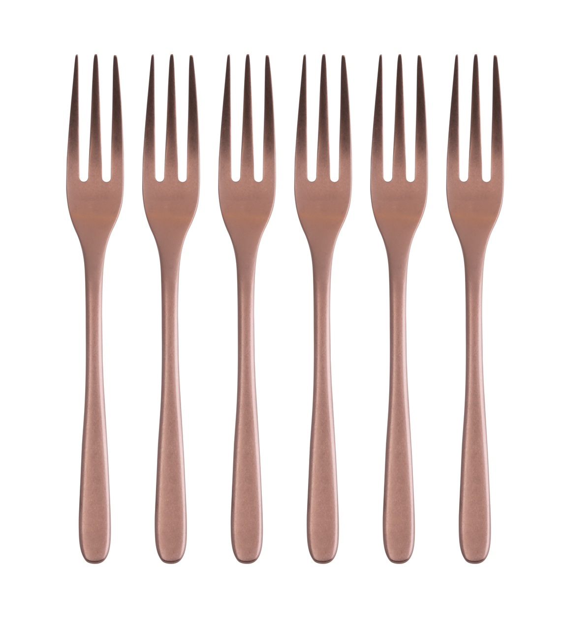 Rosenthal Kuchengabeln 6tlg. Taste Vintage Edelstahl/PVD Kup