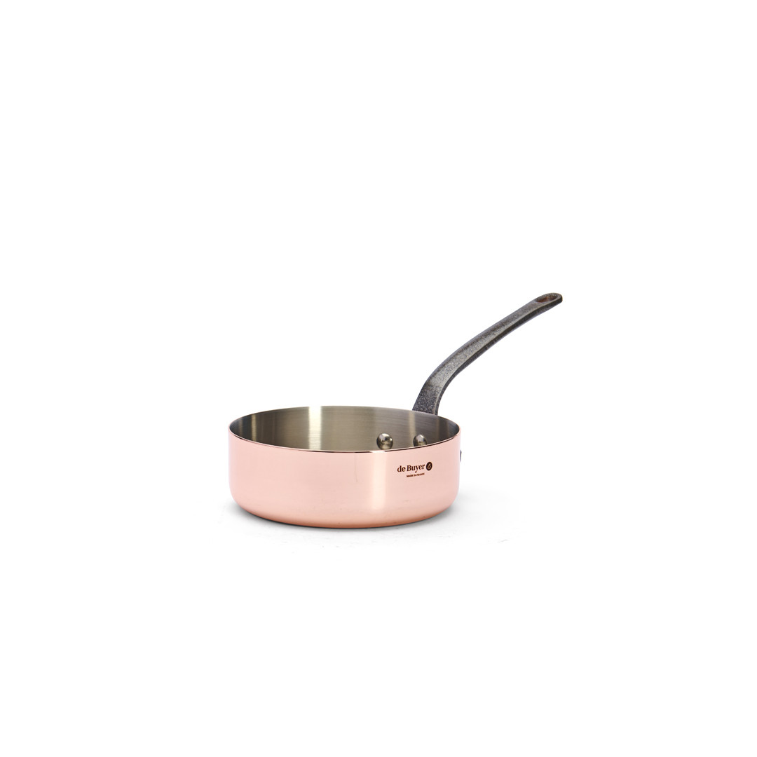 De Buyer GERADE SAUTEUSE / SCHMORPFANNE GUSSGRIFF Ø 16 CM De Buyer GERADE SAUTEUSE / SCHMORPFANNE GUSSGRIFF Ø 16 CM