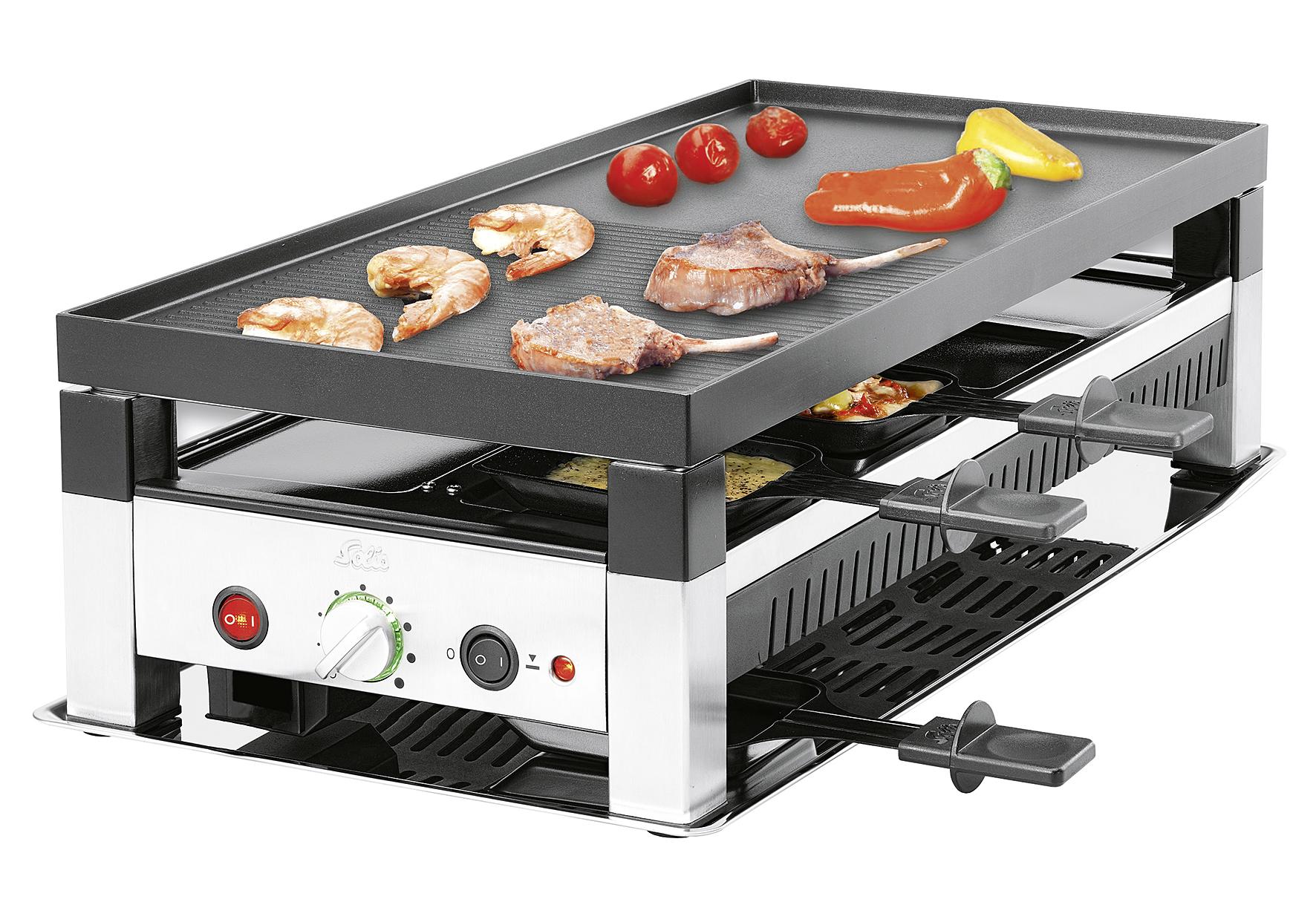SOLIS Tischgrill 5in1 Typ 791 15x57x28 cm schwarz