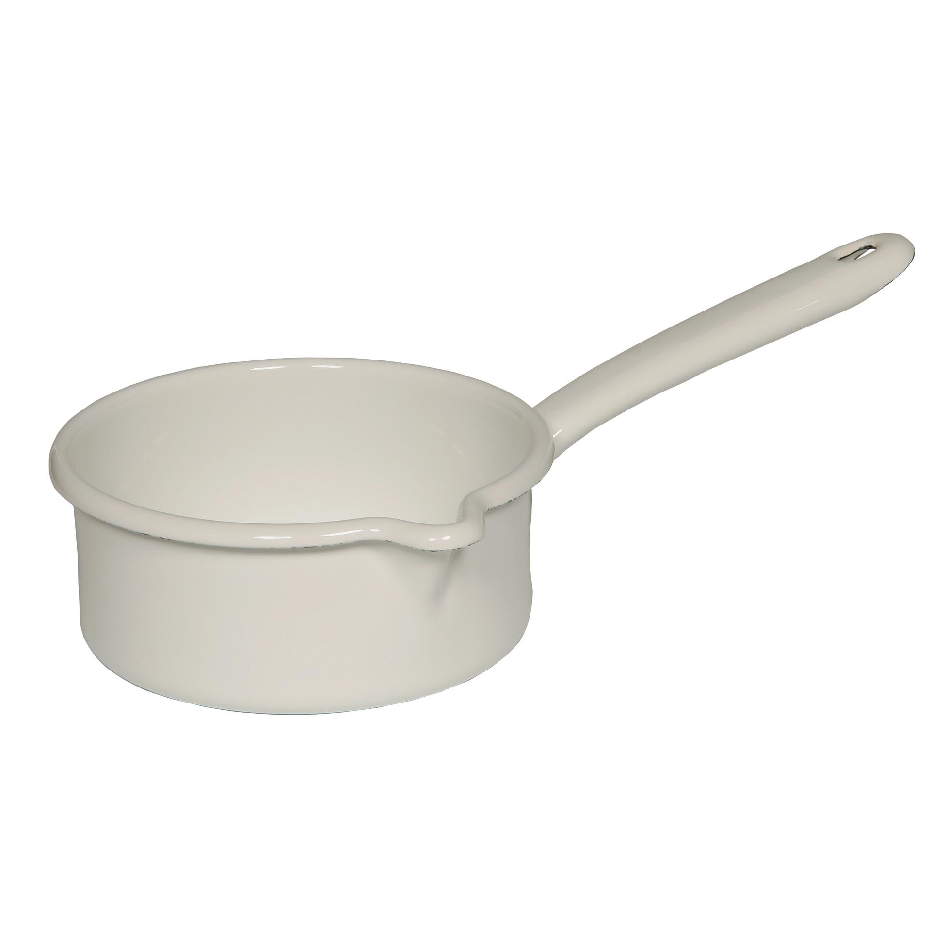 Riess Stielkasserolle 12 cm Weiß Riess Stielkasserolle 12 cm Weiß