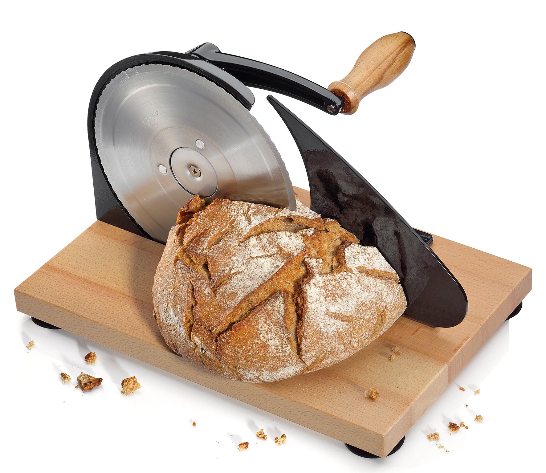 ZASSENHAUS Brotschneidemaschine Classic Schwarz