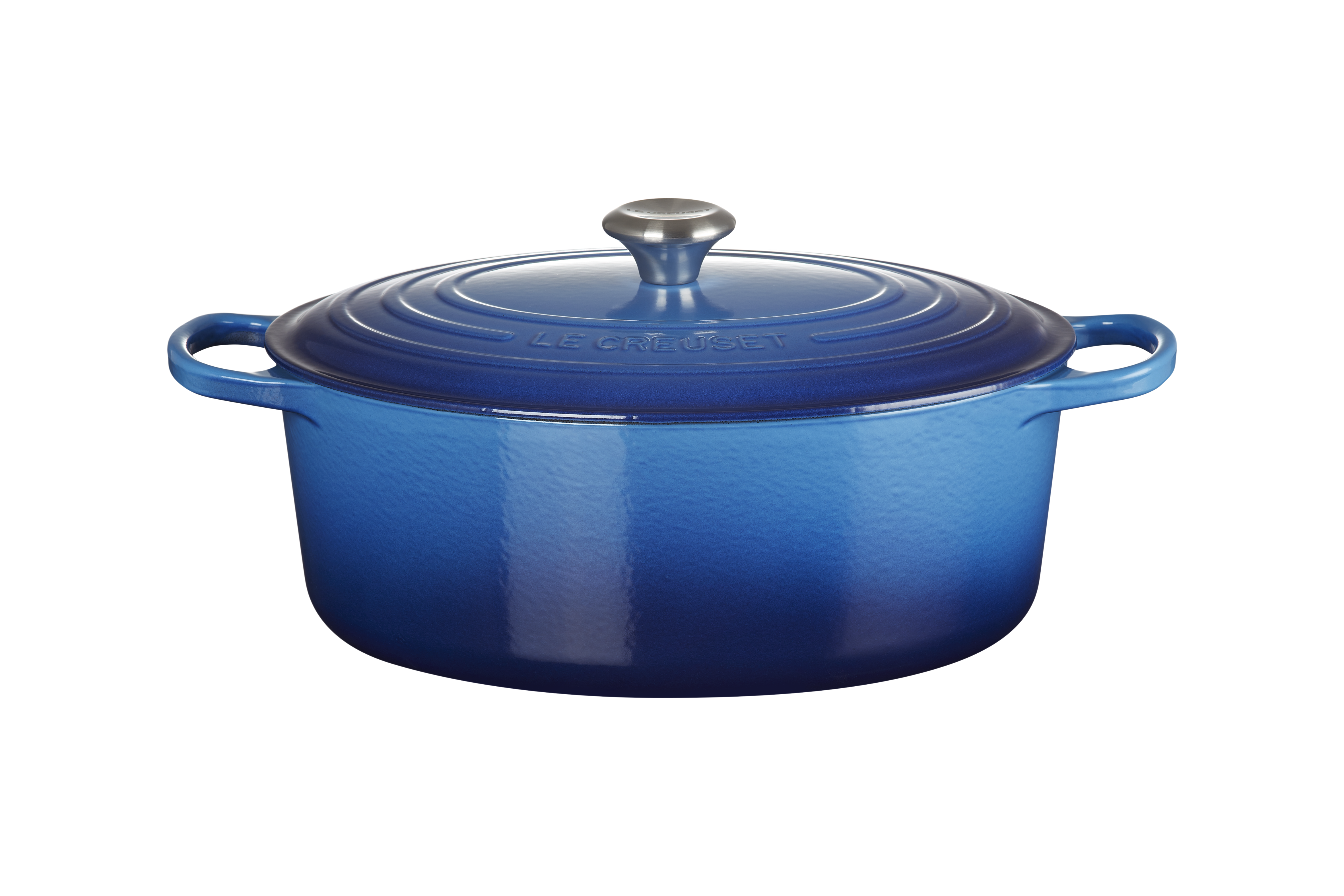 Le Creuset Bräter Signature oval 31 cm Azure