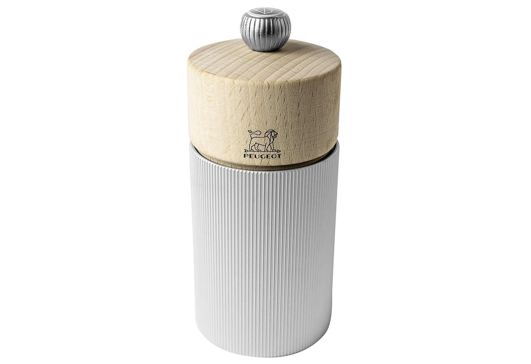 Peugeot LINE Salzmühle Aluminium/Natur 12 cm Peugeot LINE Salzmühle Aluminium/Natur 12 cm