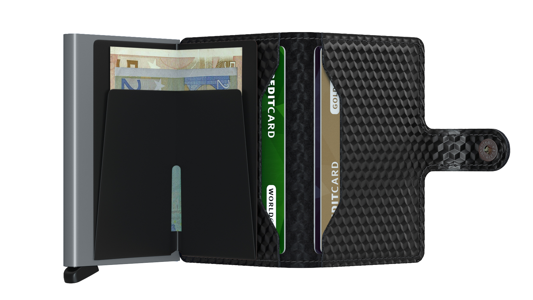 Secrid Miniwallet Cubic Black-Titanium