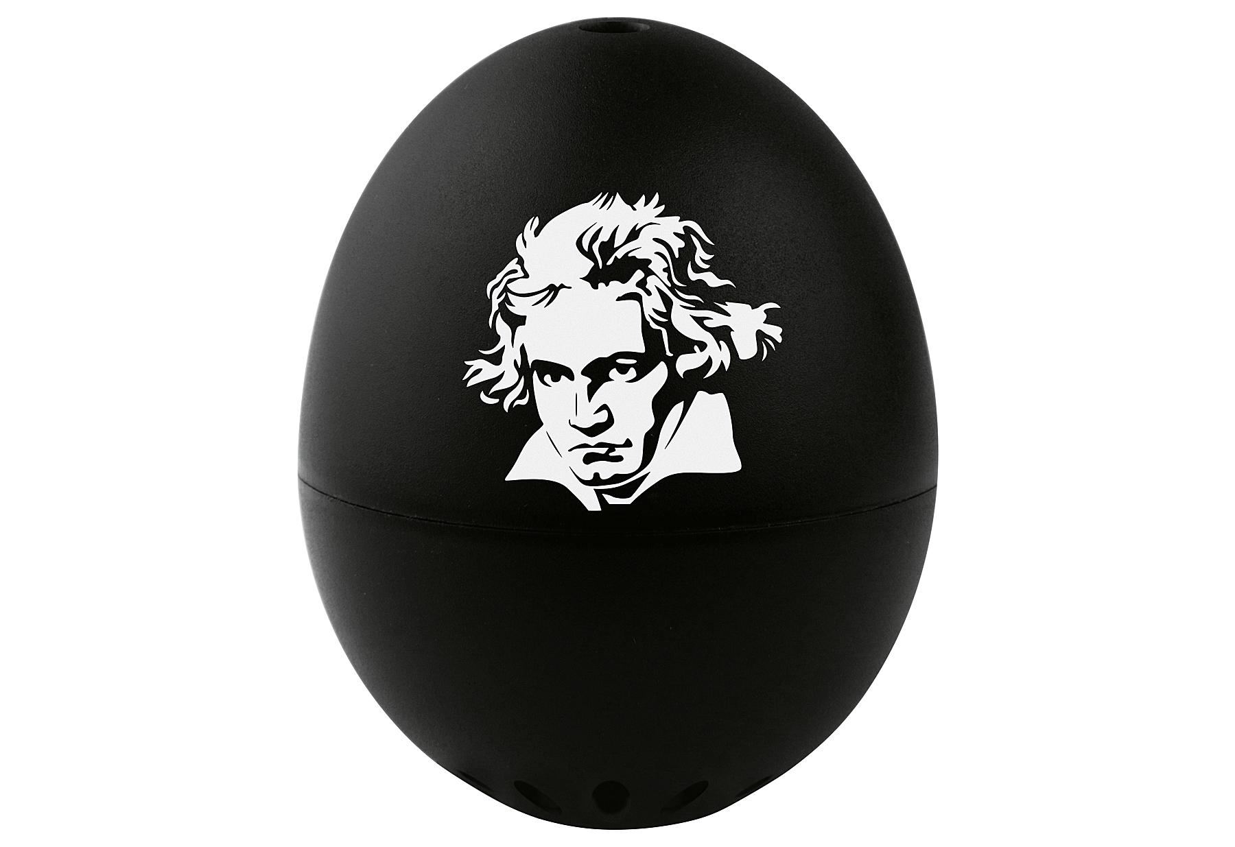 BRAINSTREAM Eieruhr PiepEi "Beethoven" Ø 4.5 cm schwarz