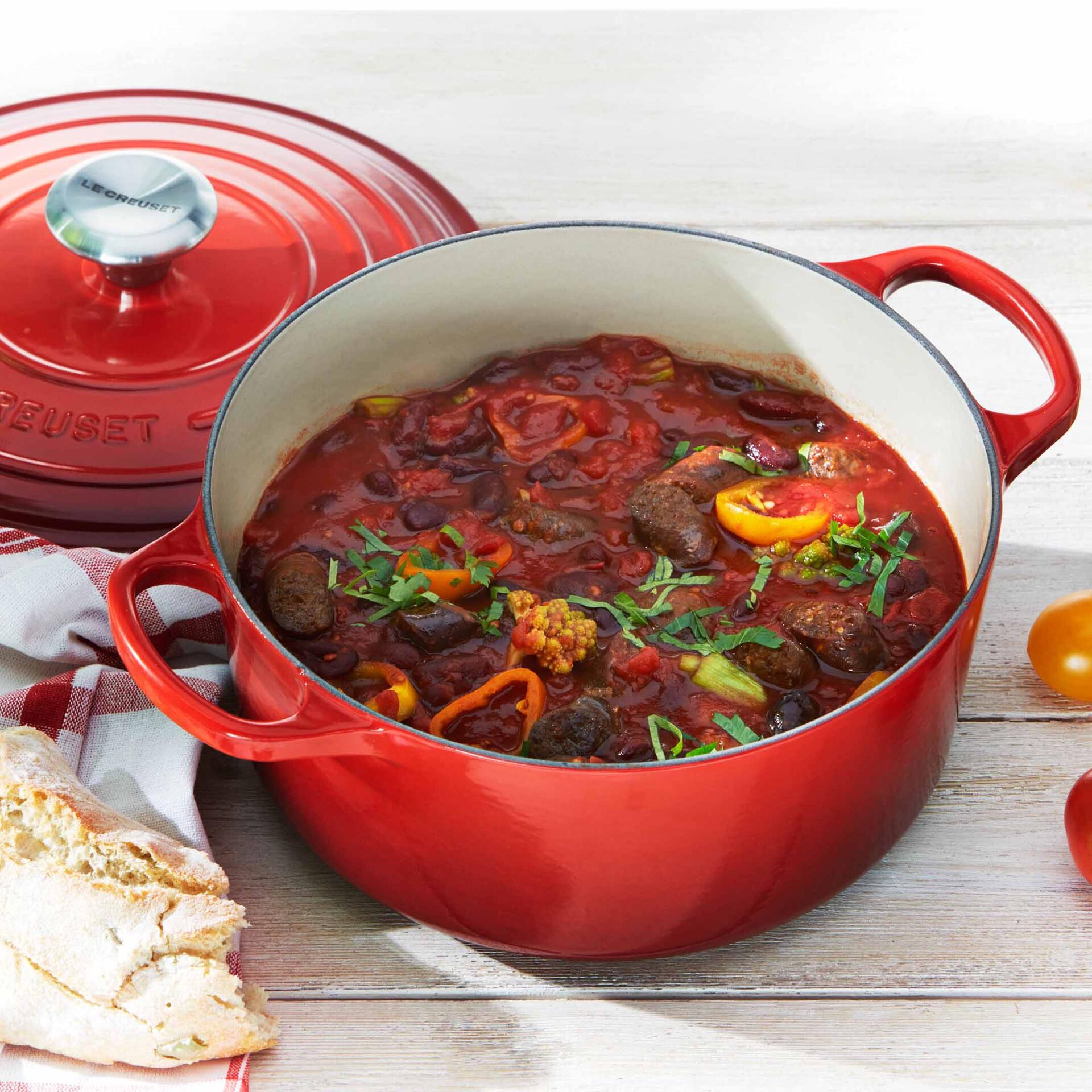 Le Creuset Bräter Signature 28 cm Schwarz Glänzend 6,7 L rund