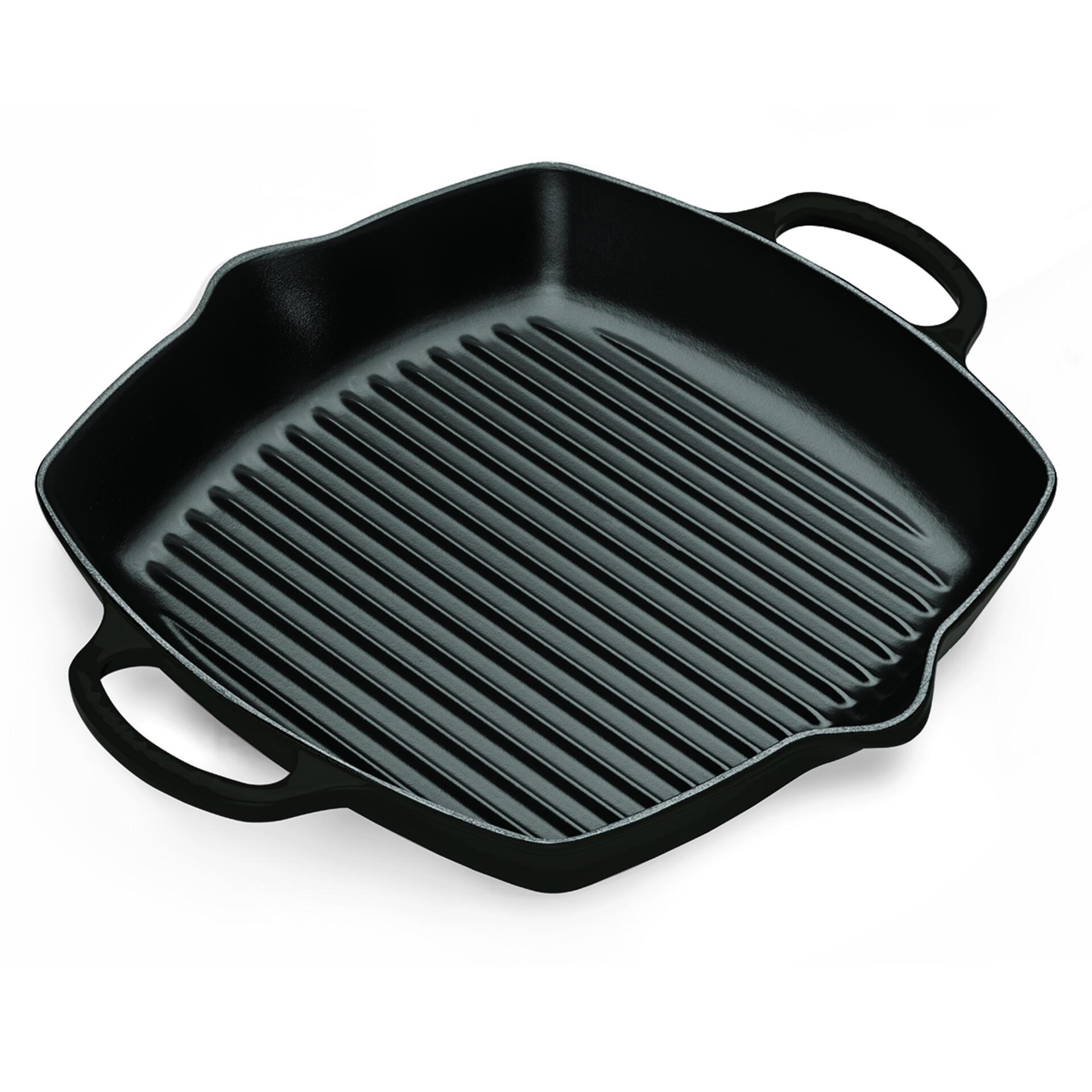 Le Creuset Grillpfanne Signature Quadratisch Hoch 30 cm Schwarz Le Creuset Grillpfanne Signature Quadratisch Hoch 30 cm Schwarz