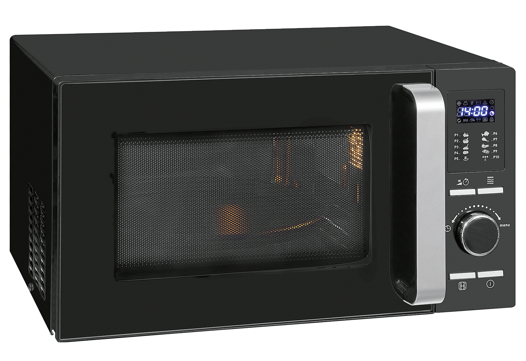 EXQUISIT Mikrowelle MW8925-7H 25l mit Grill HL schwarz EXQUISIT Mikrowelle MW8925-7H 25l mit Grill HL schwarz