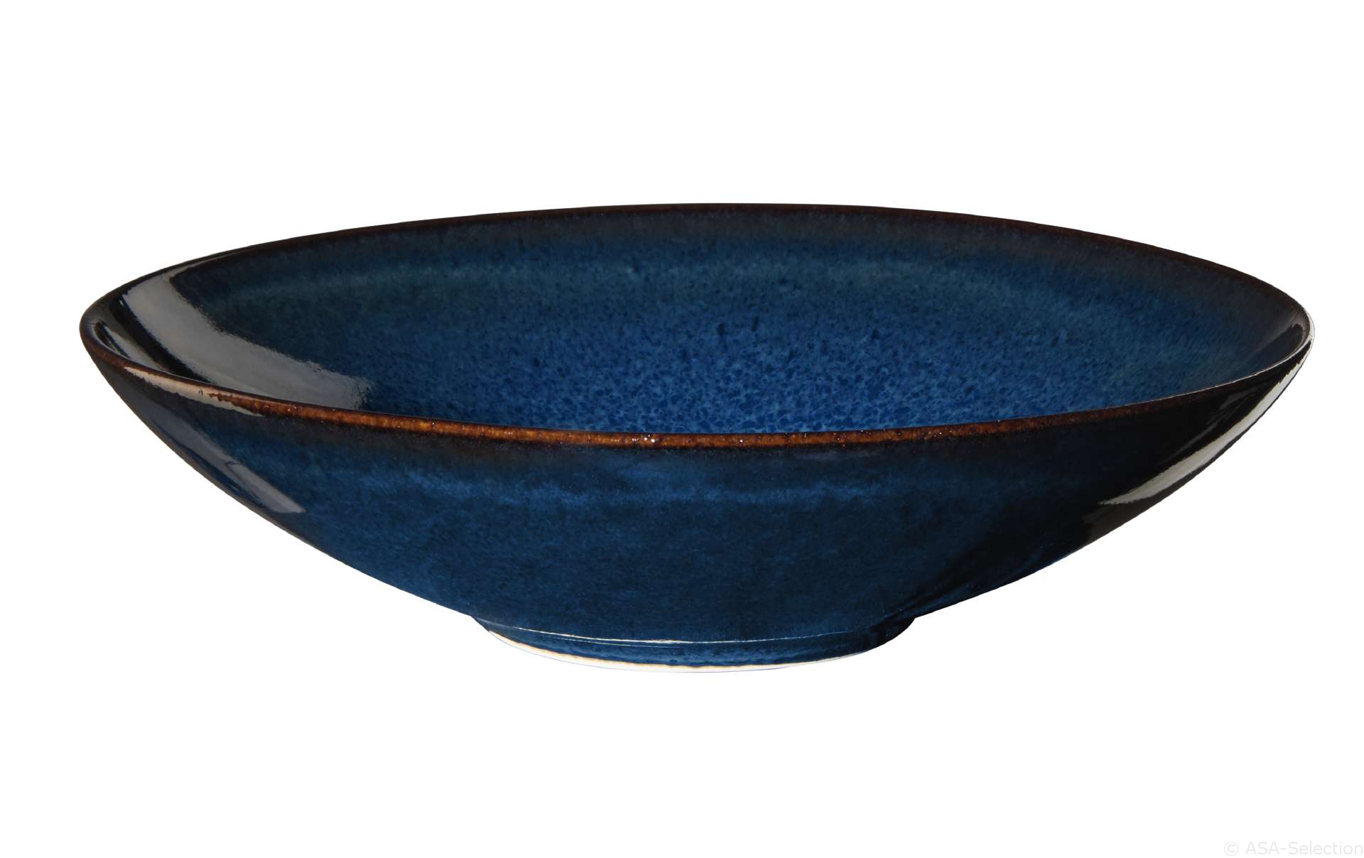 ASA Gourmetteller, midnight blue D. 23cm, H. 6,5 cm ASA Gourmetteller, midnight blue D. 23cm, H. 6,5 cm