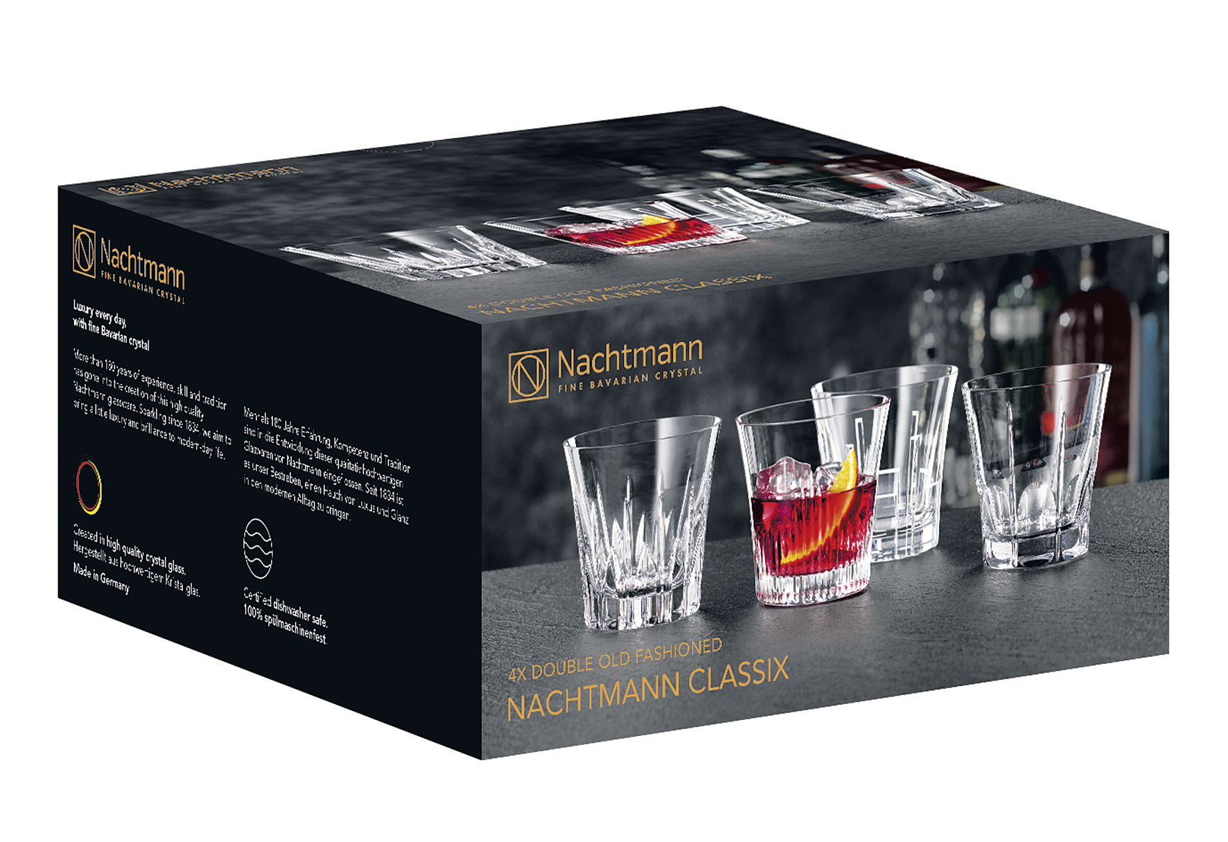NACHTMANN Whiskybecher Classix DOF 314ml 4er Set