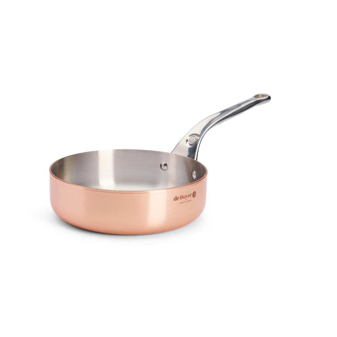 De Buyer GERADE SAUTEUSE / SCHMORPFANNE, INOCUIVRE, Ø20CM De Buyer GERADE SAUTEUSE / SCHMORPFANNE, INOCUIVRE, Ø20CM