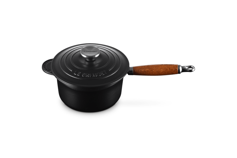 Le Creuset PROFITOPF MIT HOLZGRIFF 18 CM SCHWARZ