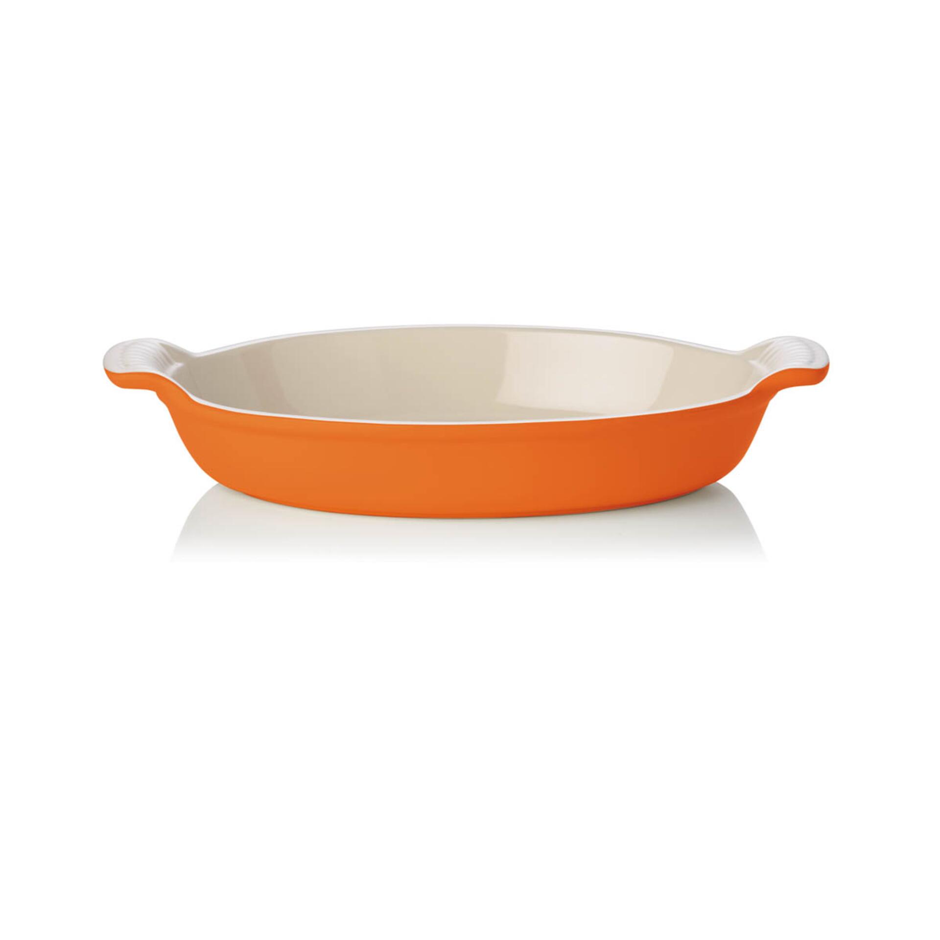 Le Creuset Auflaufform Tradition oval 28 cm Ofenrot