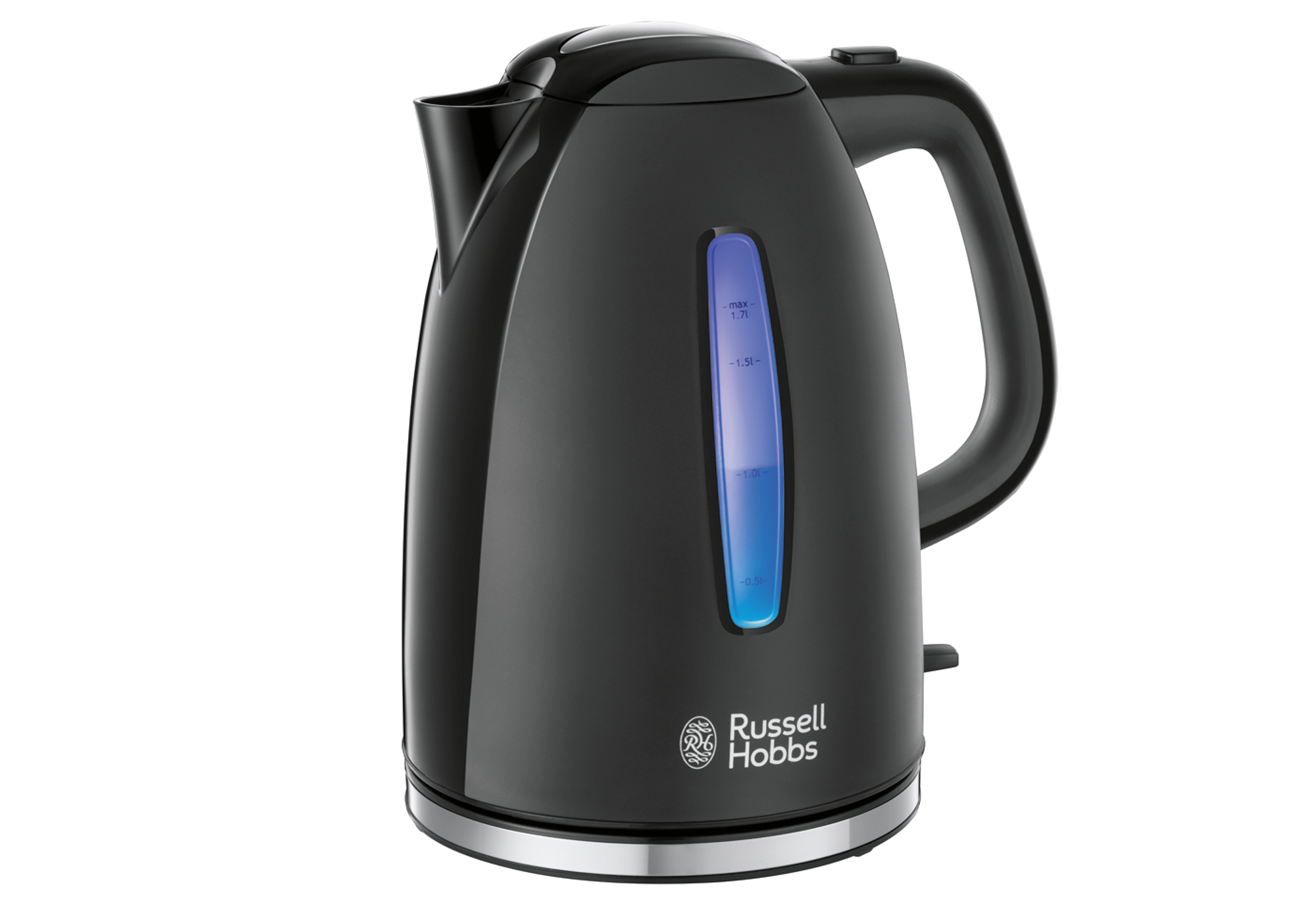 RUSSEL HOBBS Wasserkocher Textures Plus 1,7l 2400Watt schwarz