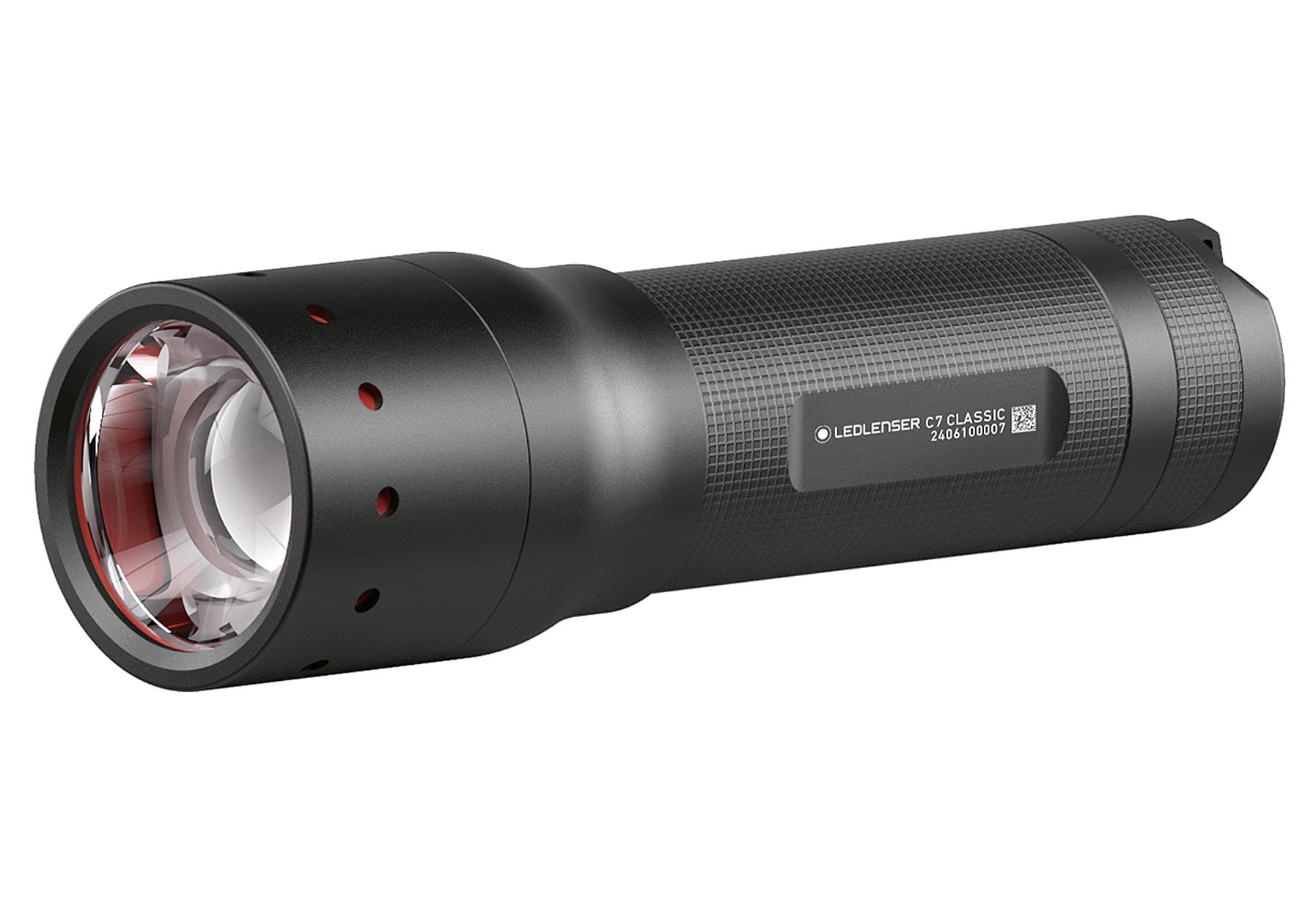 LED LENSER Taschenlampe C7 Classic Box Ø 3 cm schwarz