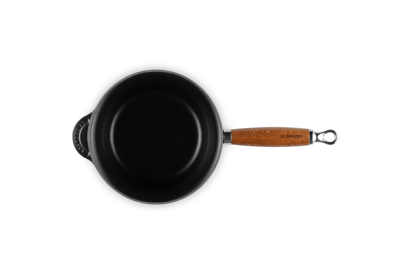 Le Creuset PROFITOPF MIT HOLZGRIFF 18 CM SCHWARZ