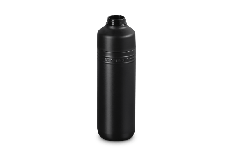Le Creuset Trinkflasche 1L Schwarz Matt