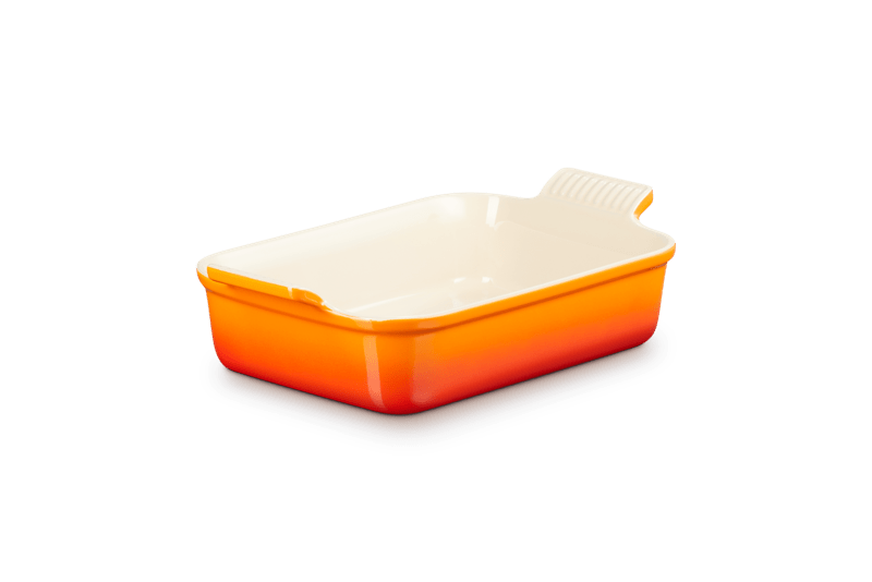 Le Creuset Auflaufform Tradition rechteckig 26 cm Ofenrot