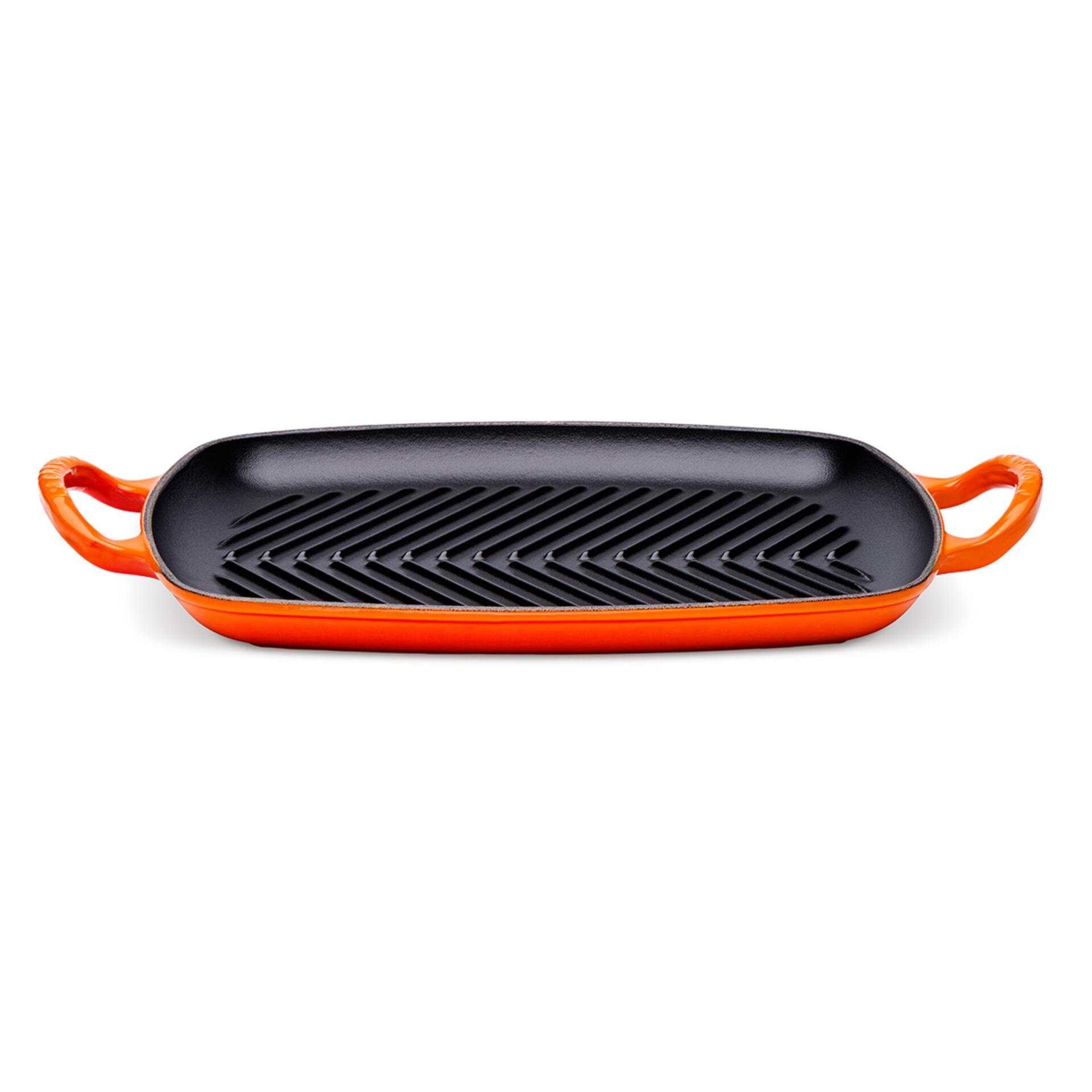 Le Creuset Grillplatte Signature Rechteckig 30 cm Schwarz