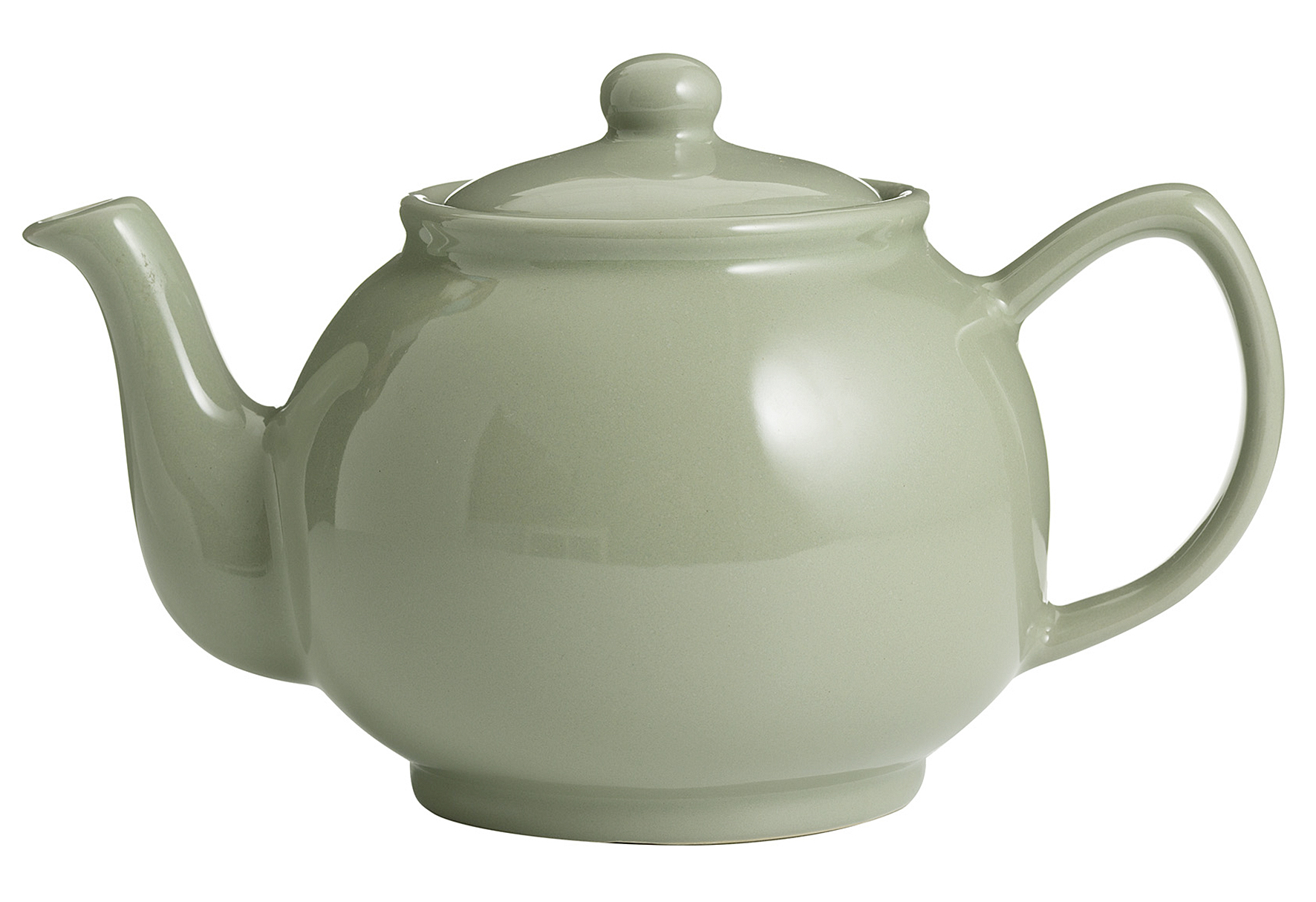 PRICE & KENSINGTON Teekanne 6 Tassen glänzend salbeigrün