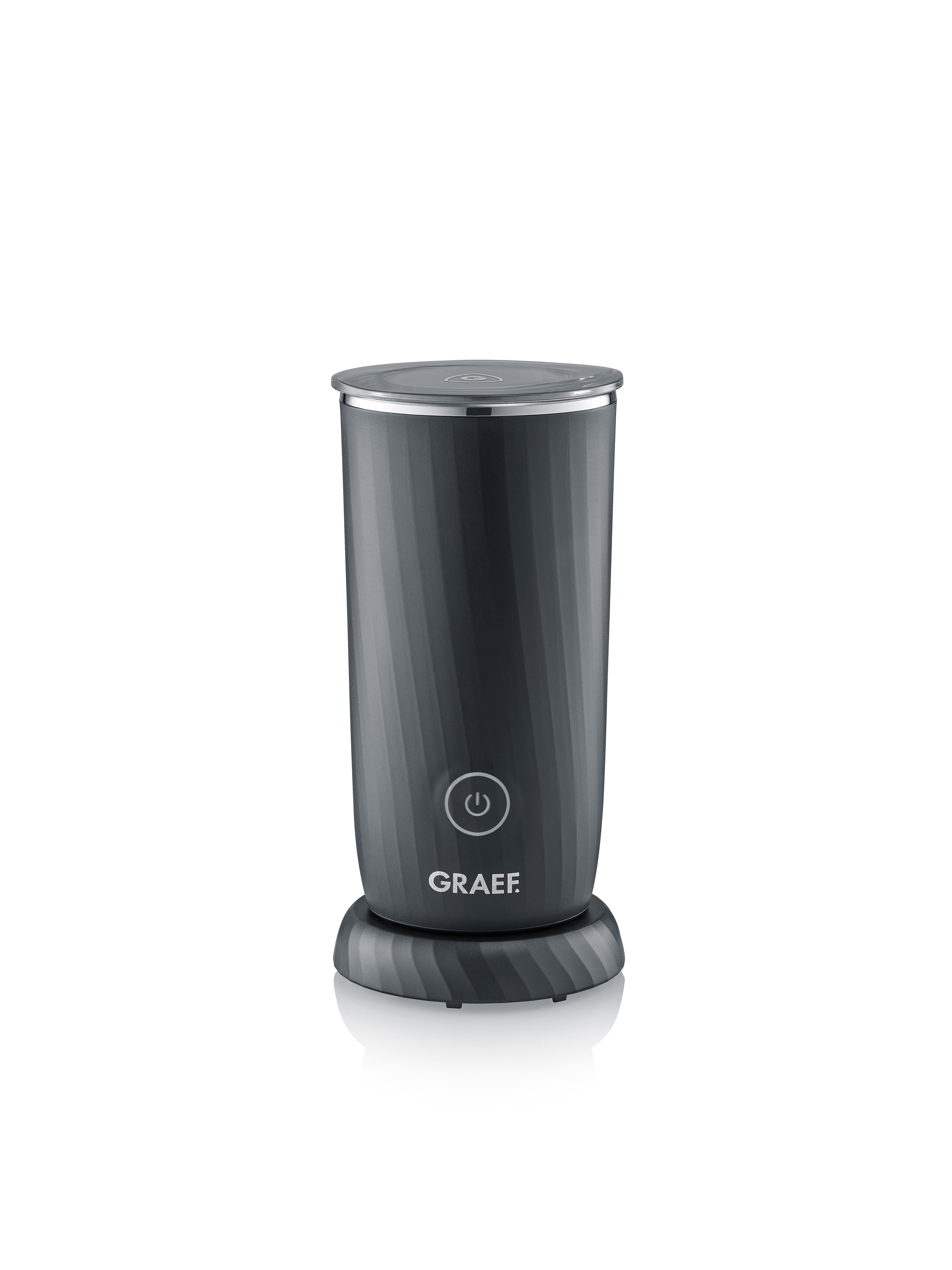 Graef Milchaufschäumer MS402EU 240 ml Alu schwarz