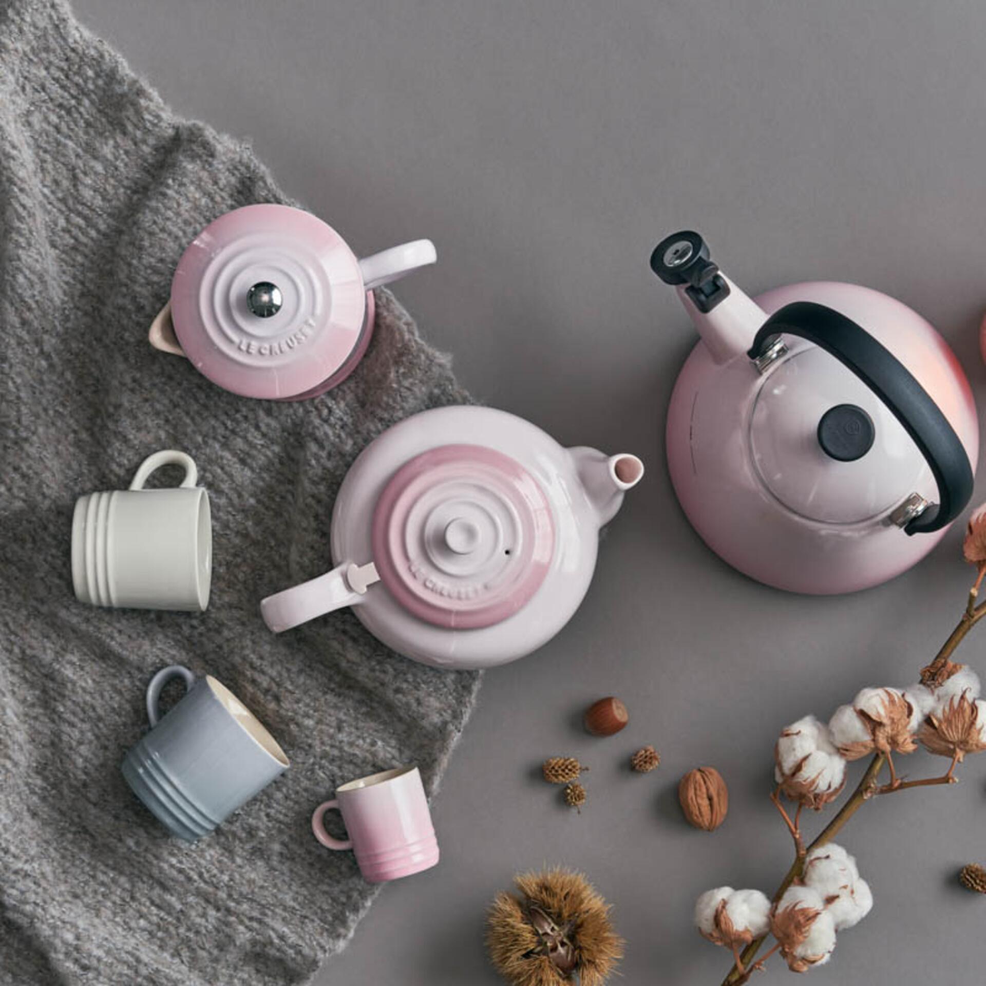 Le Creuset Wasserkessel Demi Shell Pink