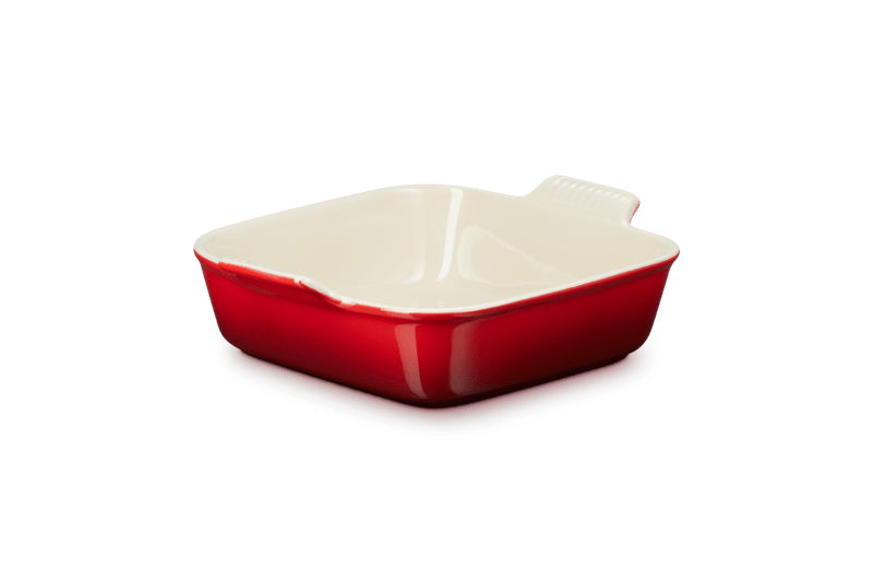 Le Creuset Auflaufform Tradition quadratisch 23 x 23 cm Kirschrot