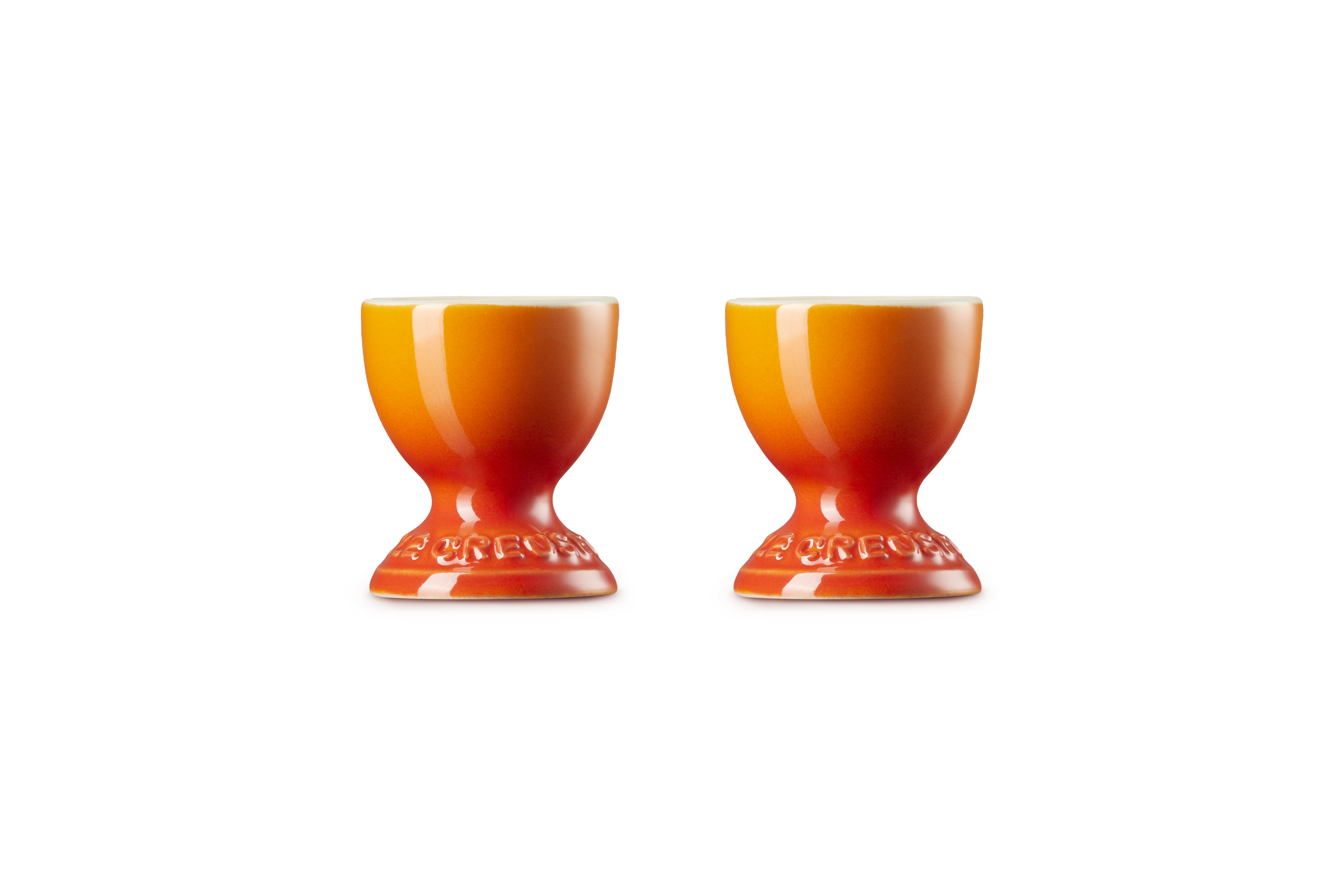 Le Creuset EIERBECHER 2ER SET OFENROT