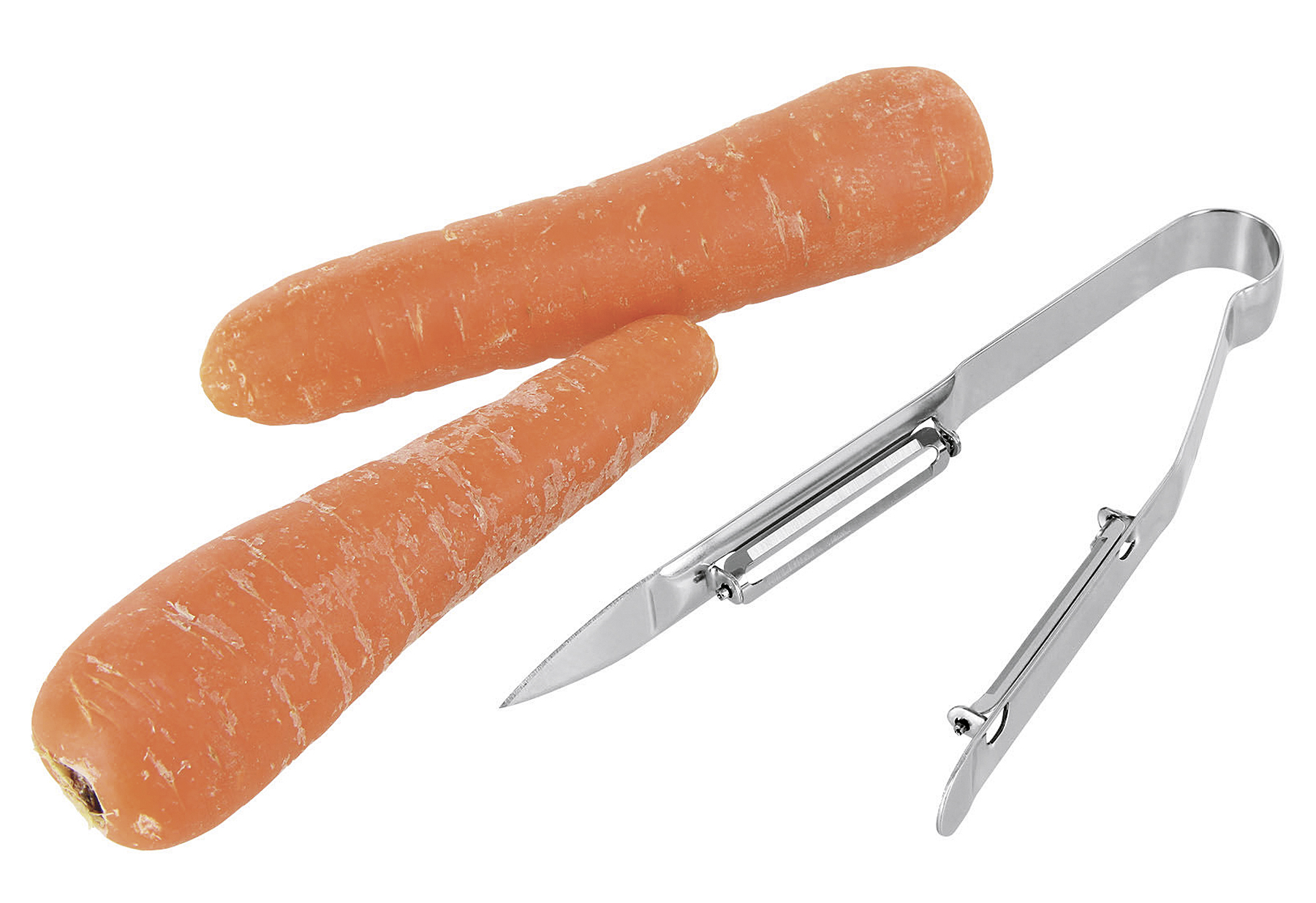 WESTMARK Spargelschäler mit Doppelklinge Edelstahl