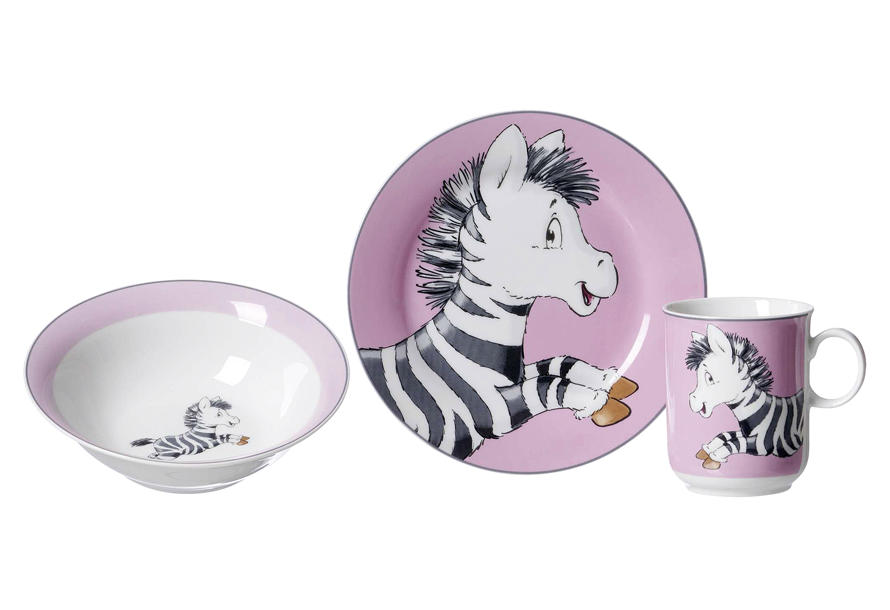 Ritzenhoff & Breker Kindergeschirr 'Happy Zoo Zebra'