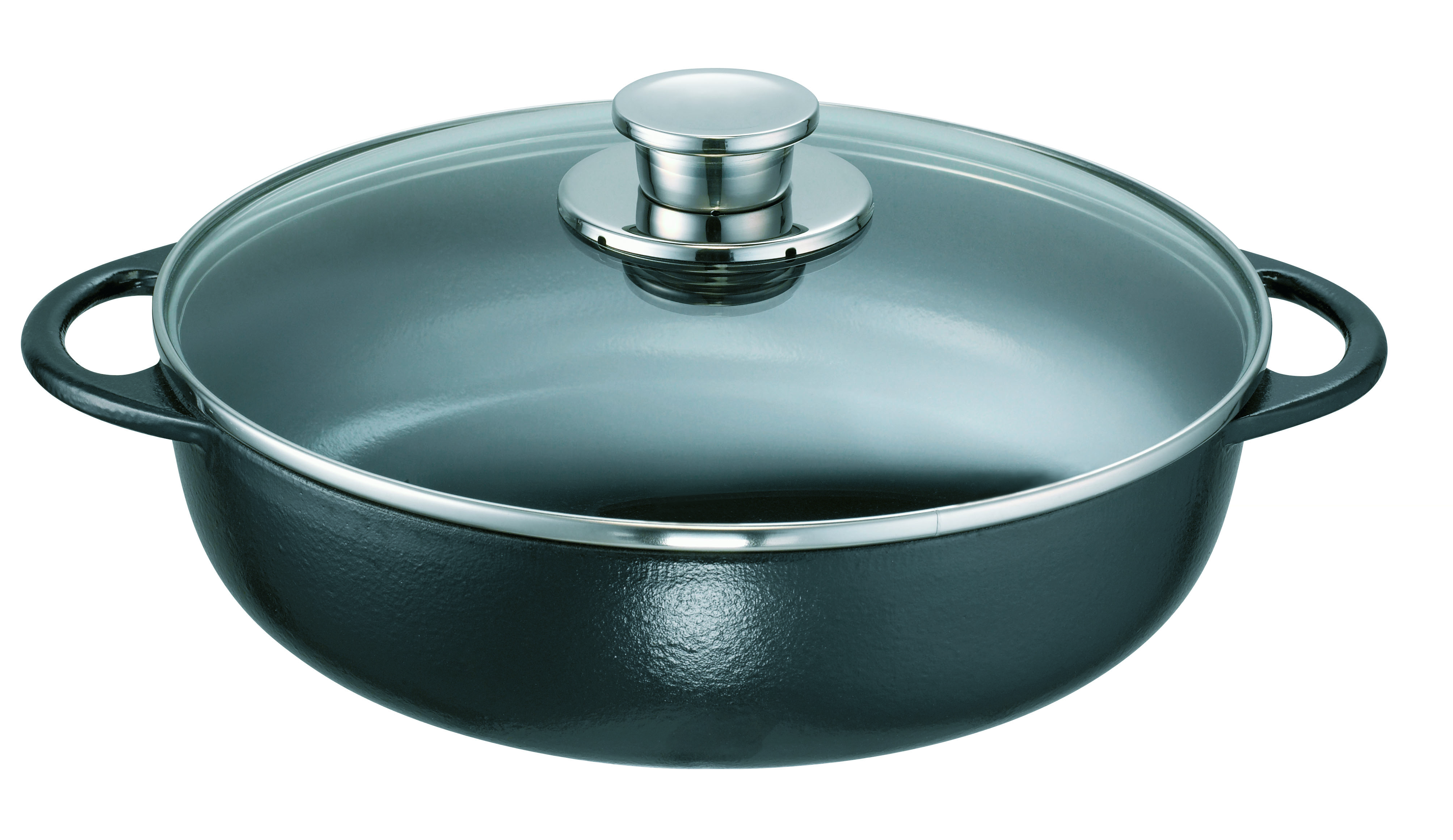 Schulte-Ufer Bauernpfanne Rustika, schwarz 28 cm Ø Schulte-Ufer Bauernpfanne Rustika, schwarz 28 cm Ø