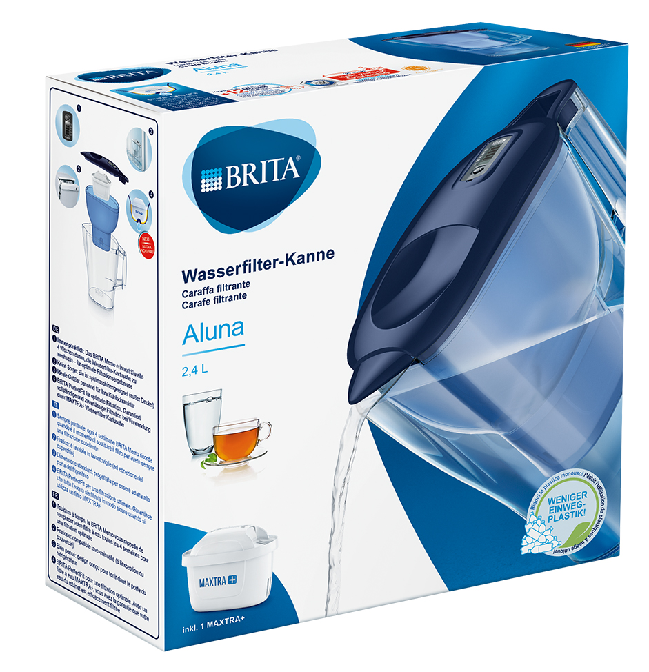 BRITA Wasserfilter Aluna Cool Maxtra+ 2,4 l blau