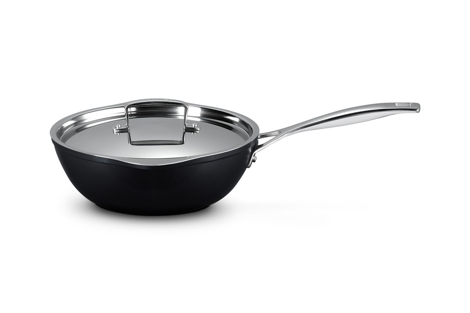 Le Creuset ALU SAUTÉPFANNE 24 CM MIT AUSGIESSERN UND DECKEL