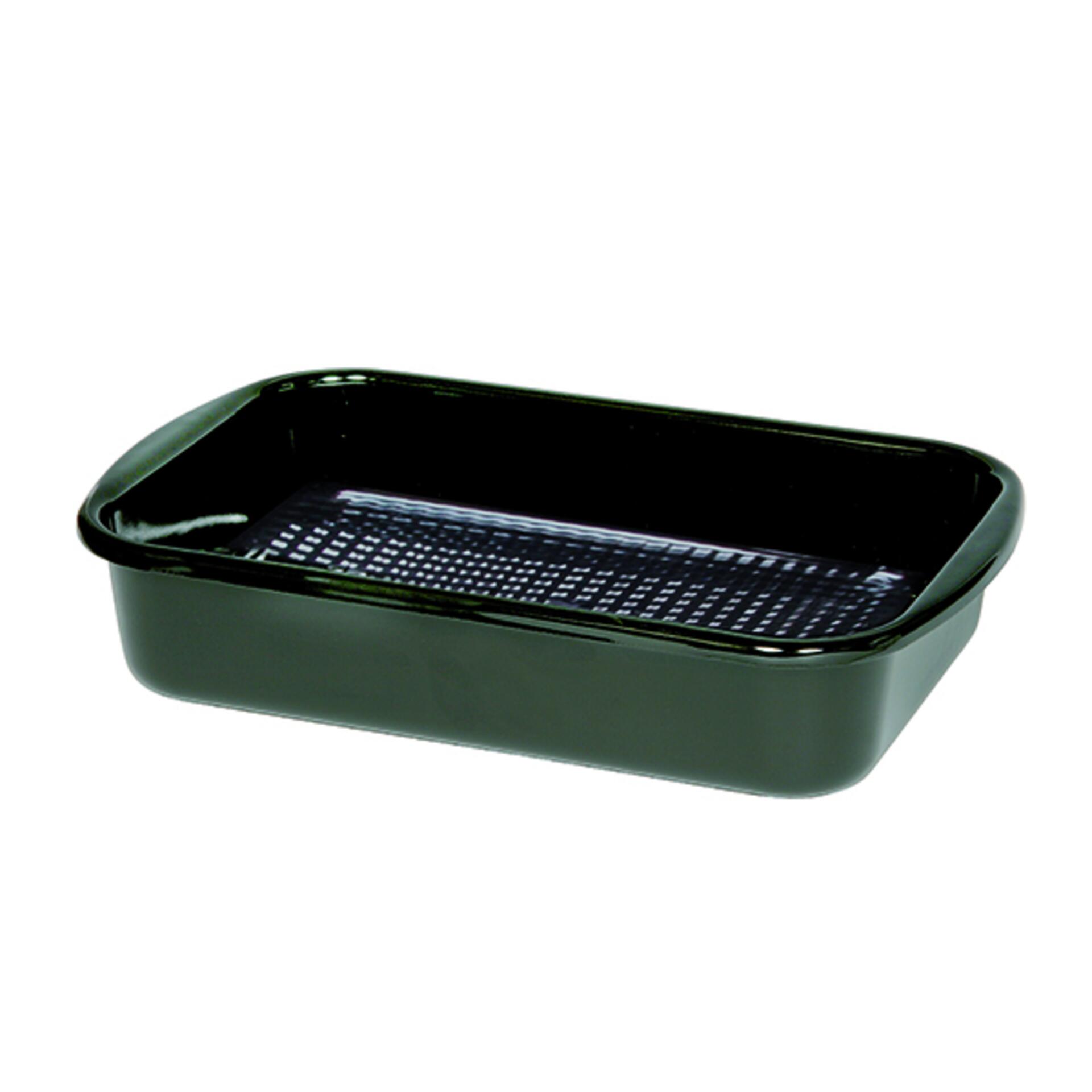 Riess Grillpfanne eckig mit Waffelboden  35 x 23 cm