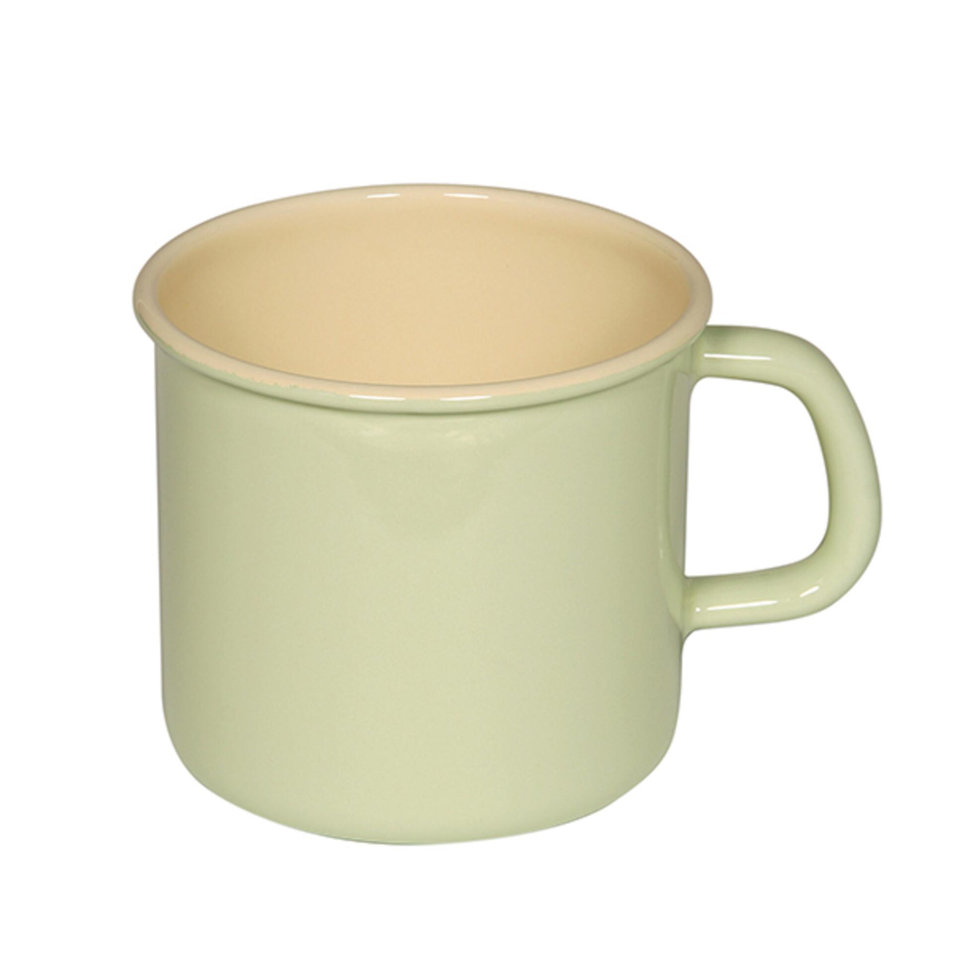 Topf mit Bördel Nilgrün 11 cm 0,75 l