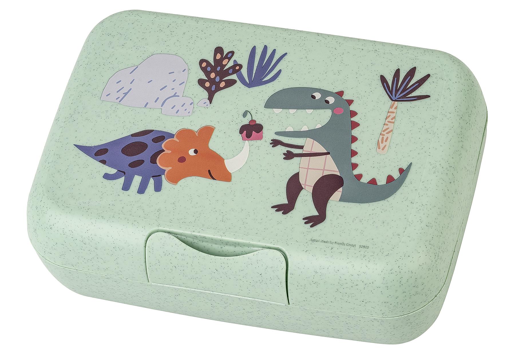KOZIOL Lunchbox mit Trennschale, CANDY L REX organic sage green