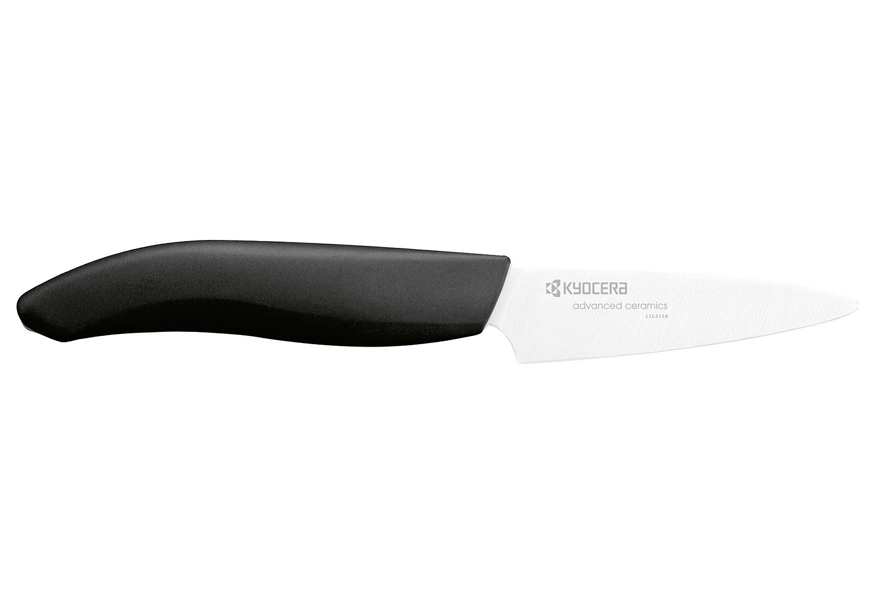 KYOCERA Keramik-Schälmesser, GEN Klinge: 7,5 cm schwarz / weiß