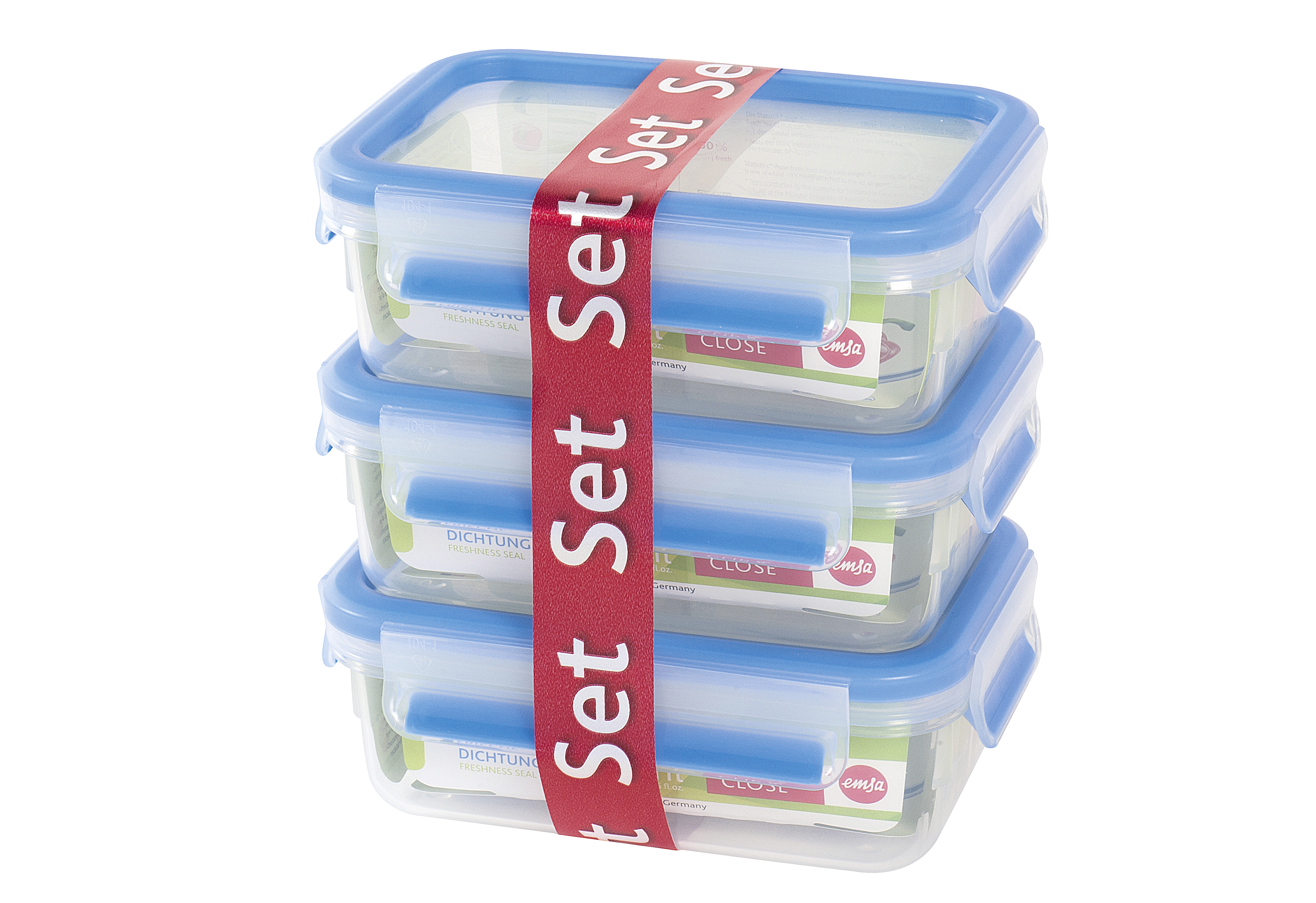 EMSA Frischhaltedosen 'Clip & Close' 3er Set
