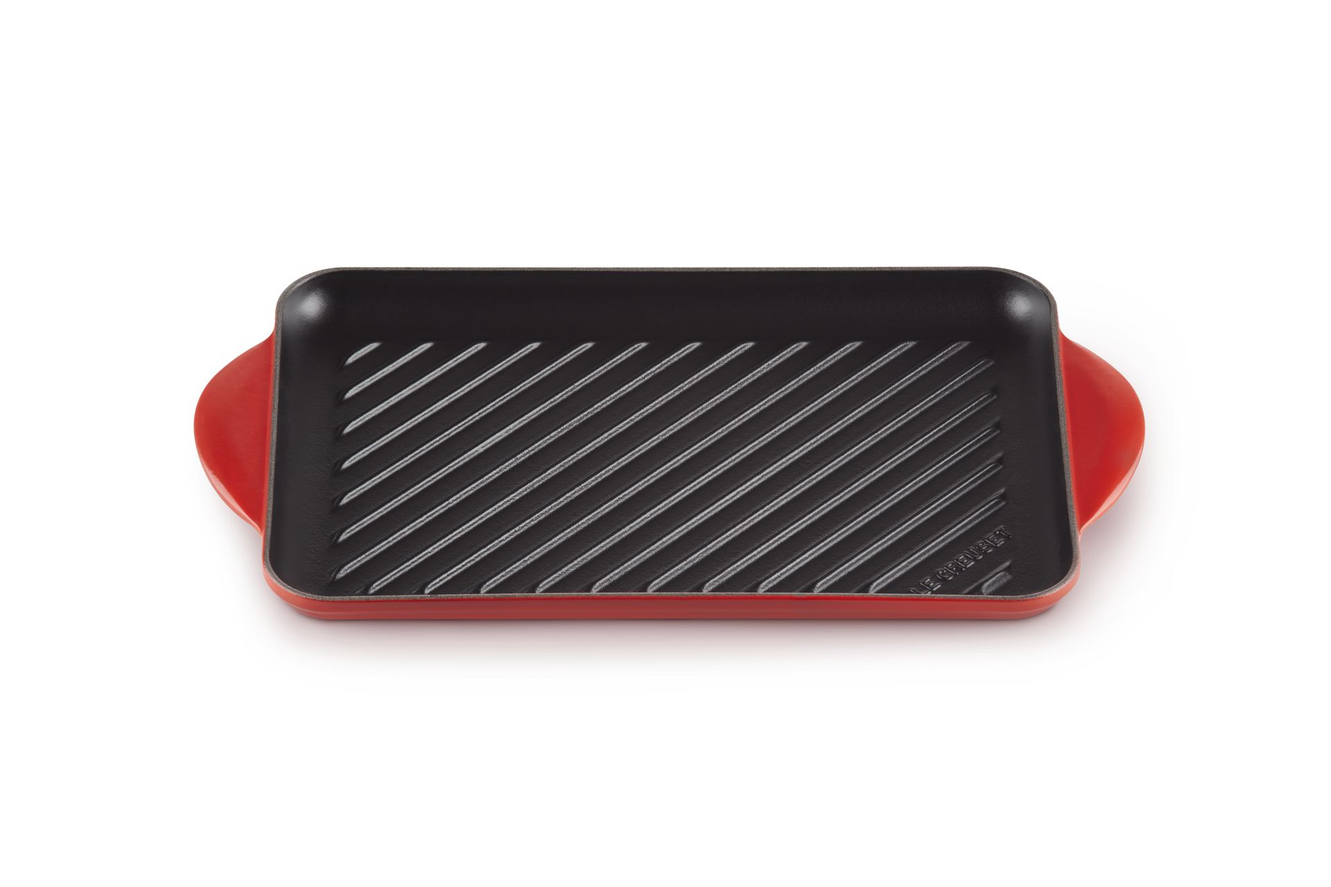 Le Creuset Grillplatte Rechteckig 32 cm Kirschrot